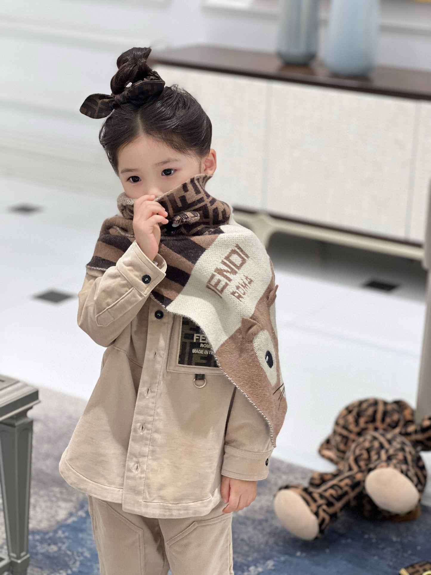 Fendi Polo/Long Pant Set