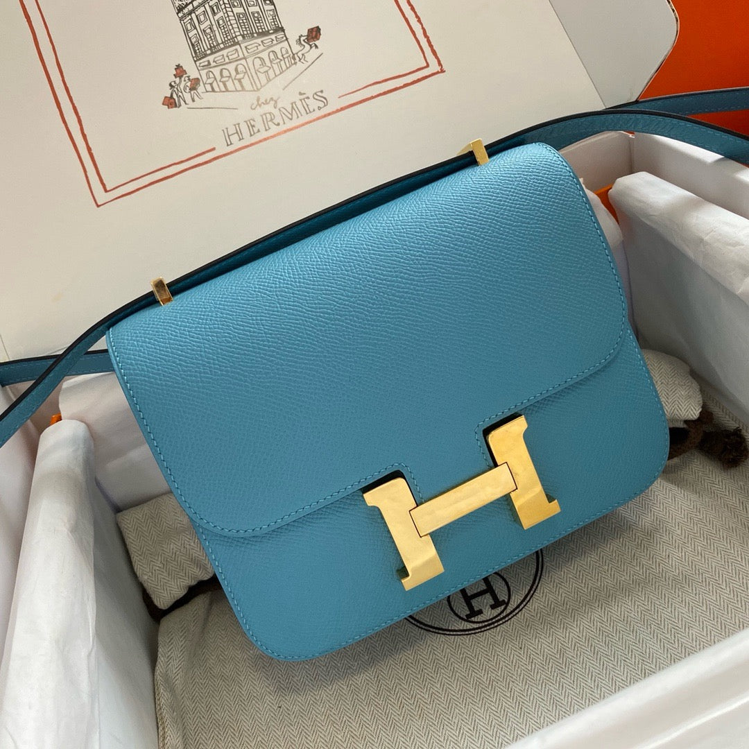 Hermes Constance, 19cm, P3, Epsom