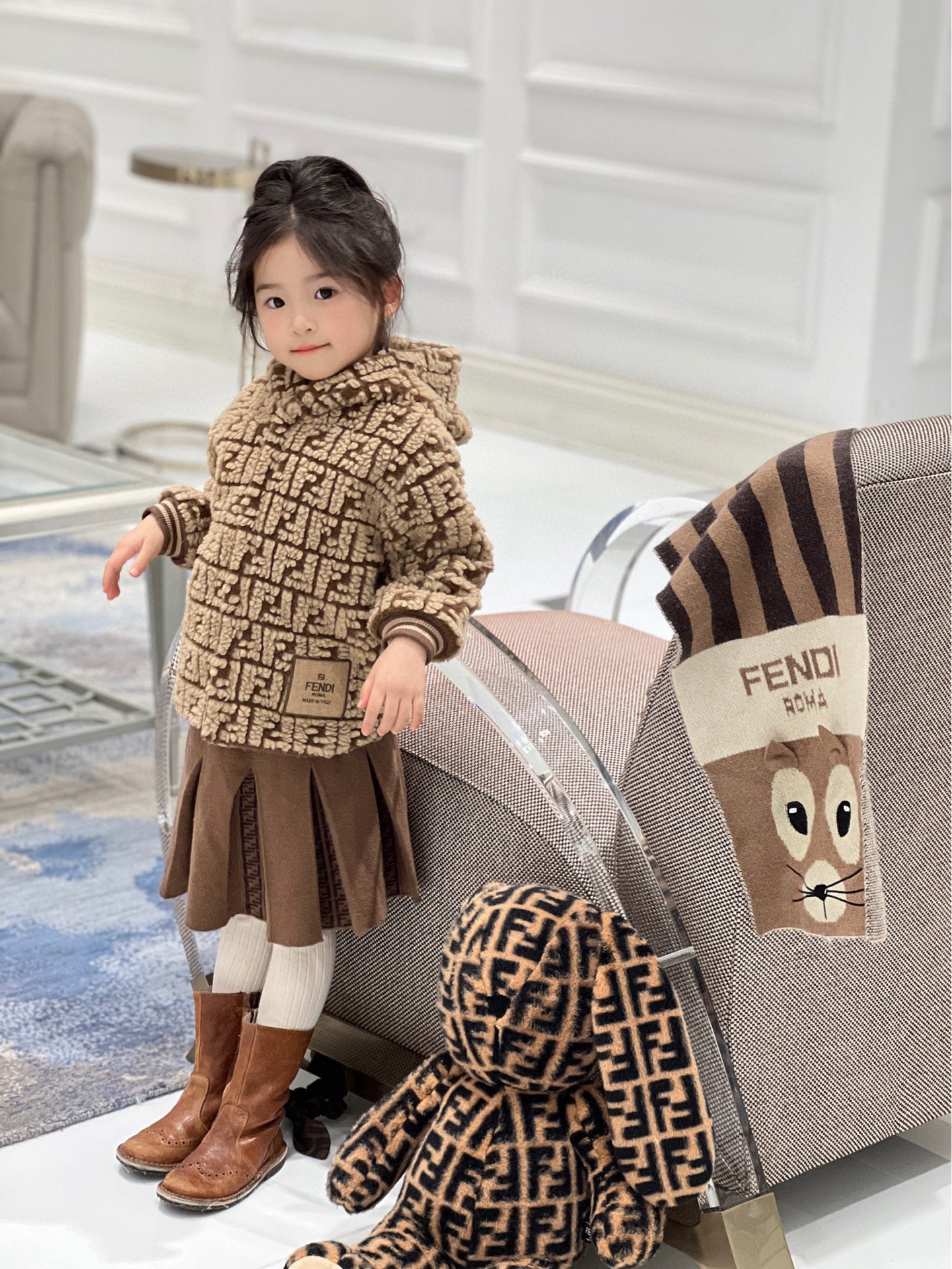 Fendi Jacket/Skirt Set