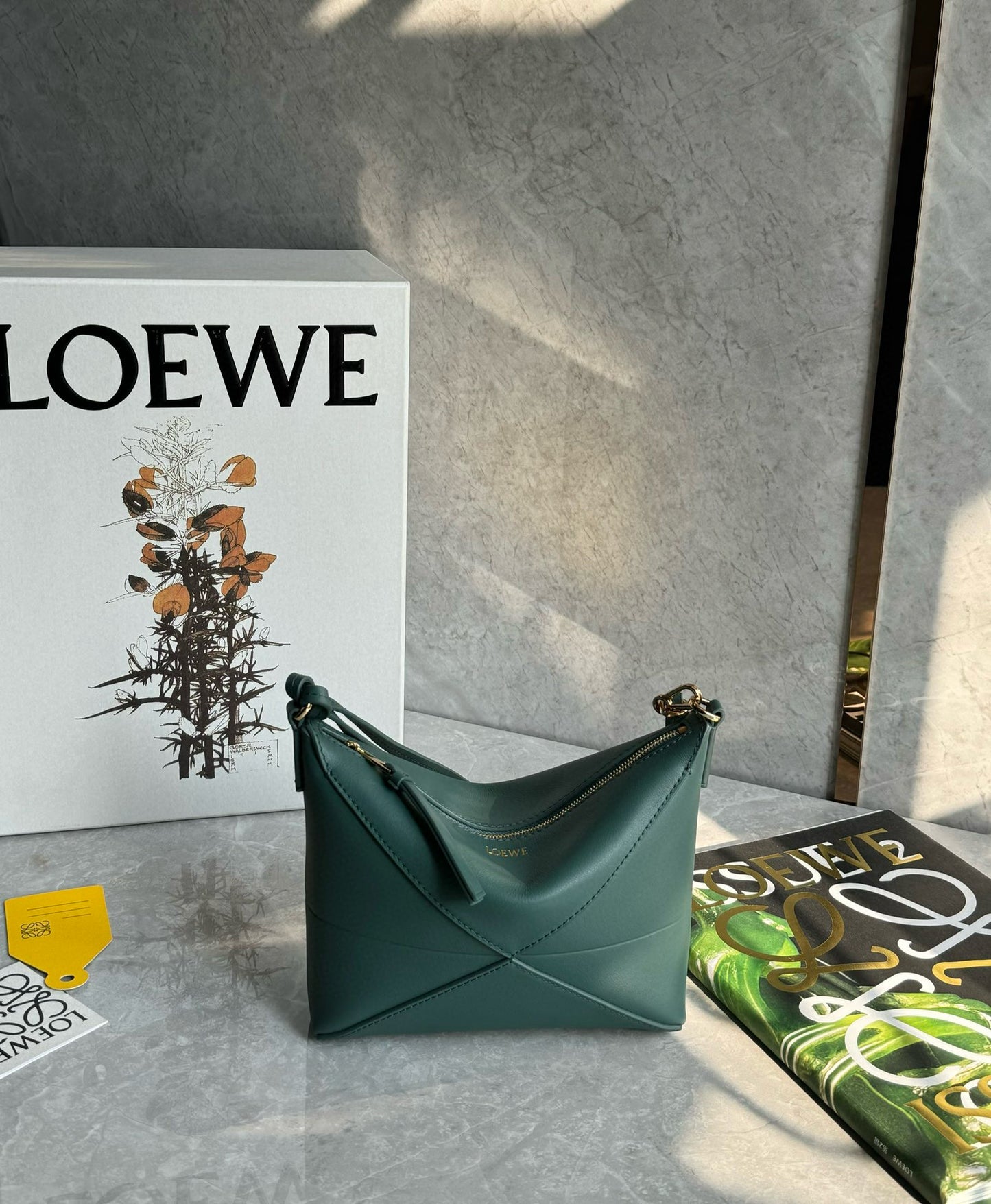 Loewe Puzzle Fold Pouch Mahjong Bag(23x6.5x15.5cm)
