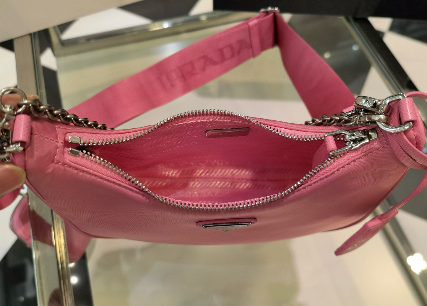 PD Re-Nylon Saffiano Bag