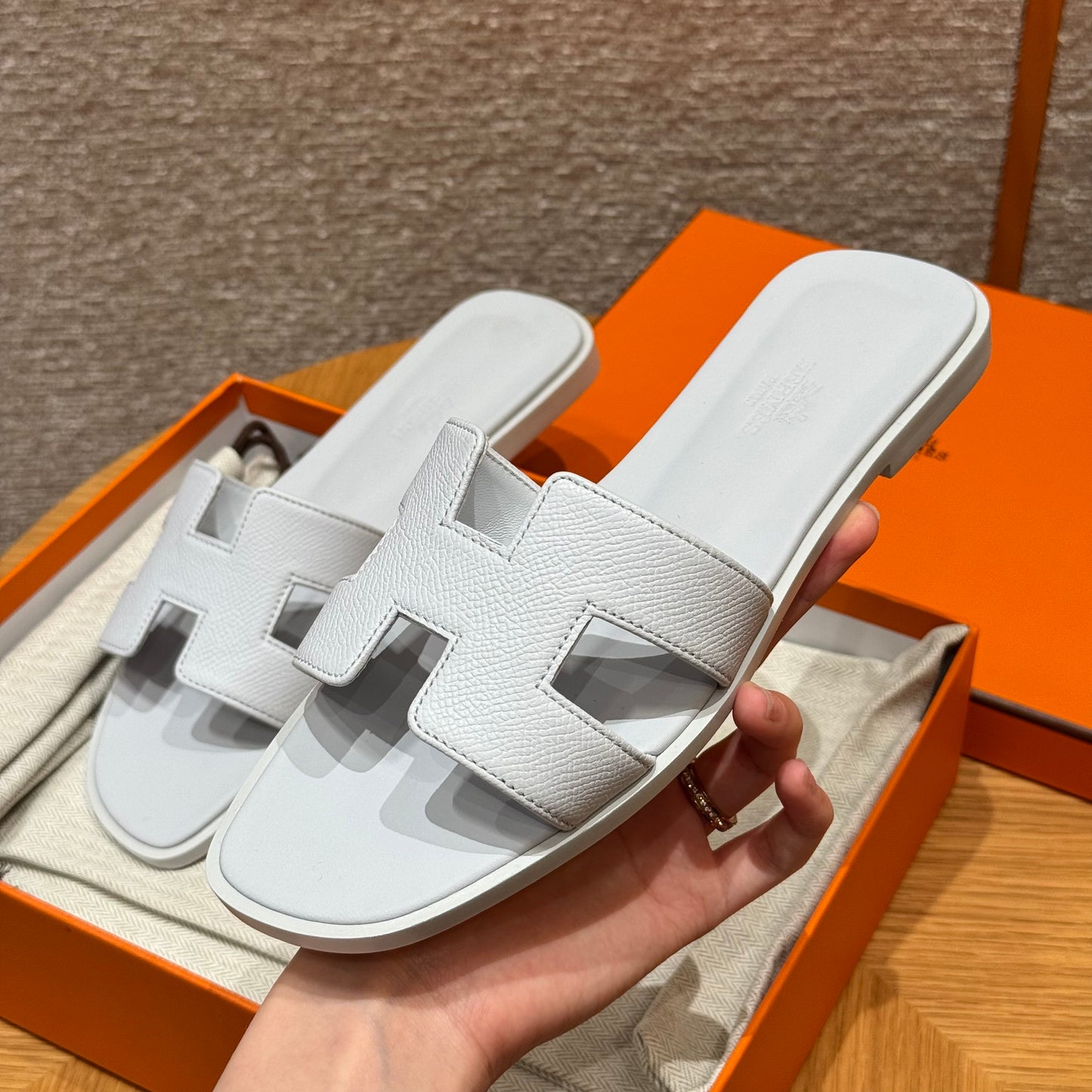 Hermes Slippers