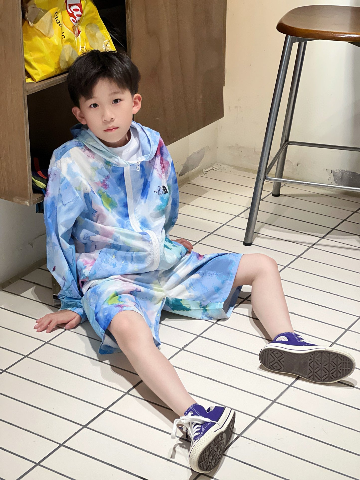 The North Face Jacket/Short Pant Set