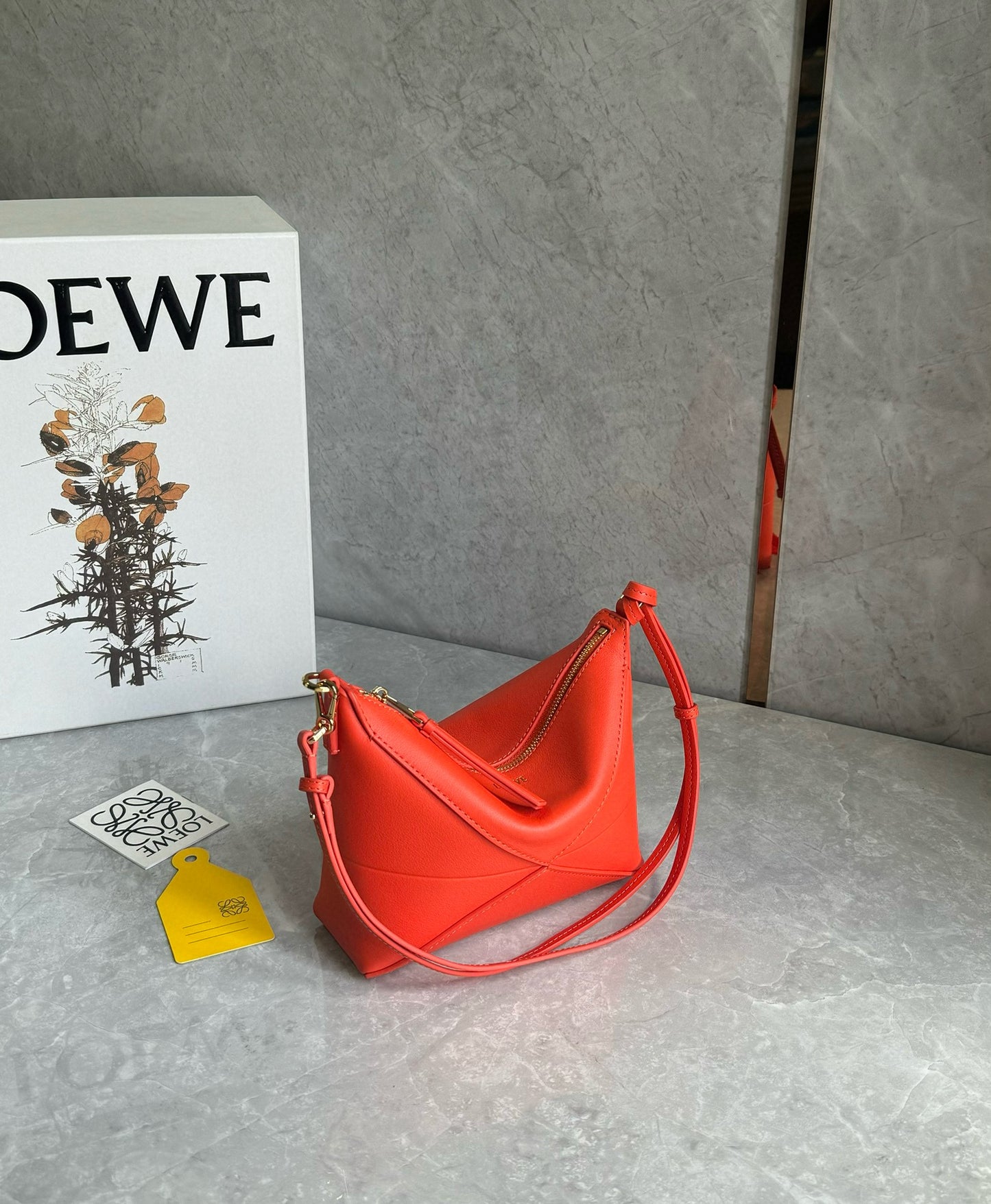 Loewe Puzzle Fold Pouch Mahjong Bag(23x6.5x15.5cm)