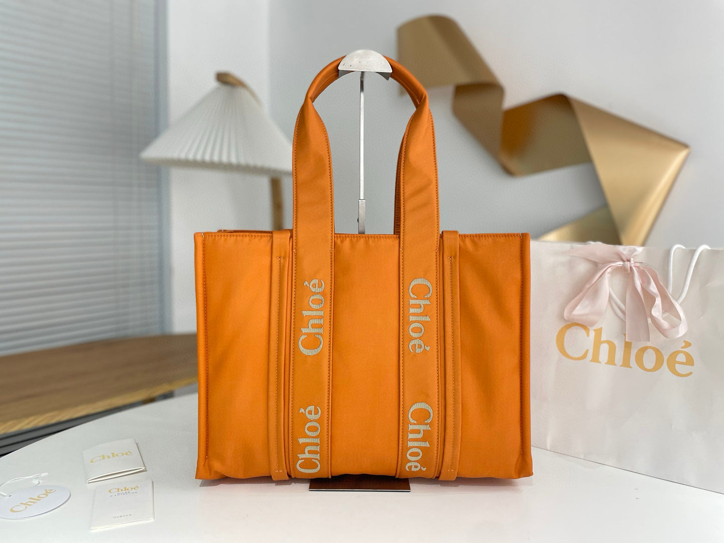 Chloe Woody Tote Bag
