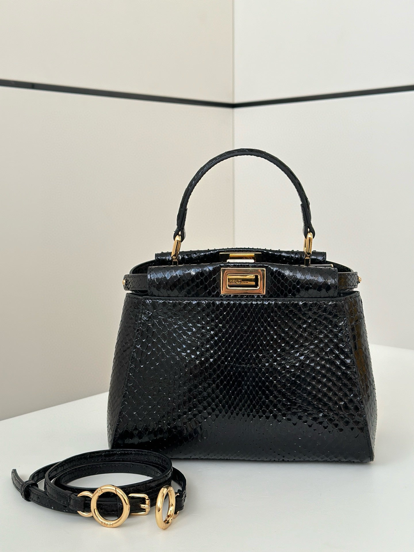 Fendi Peekaboo Bag (Python leather)