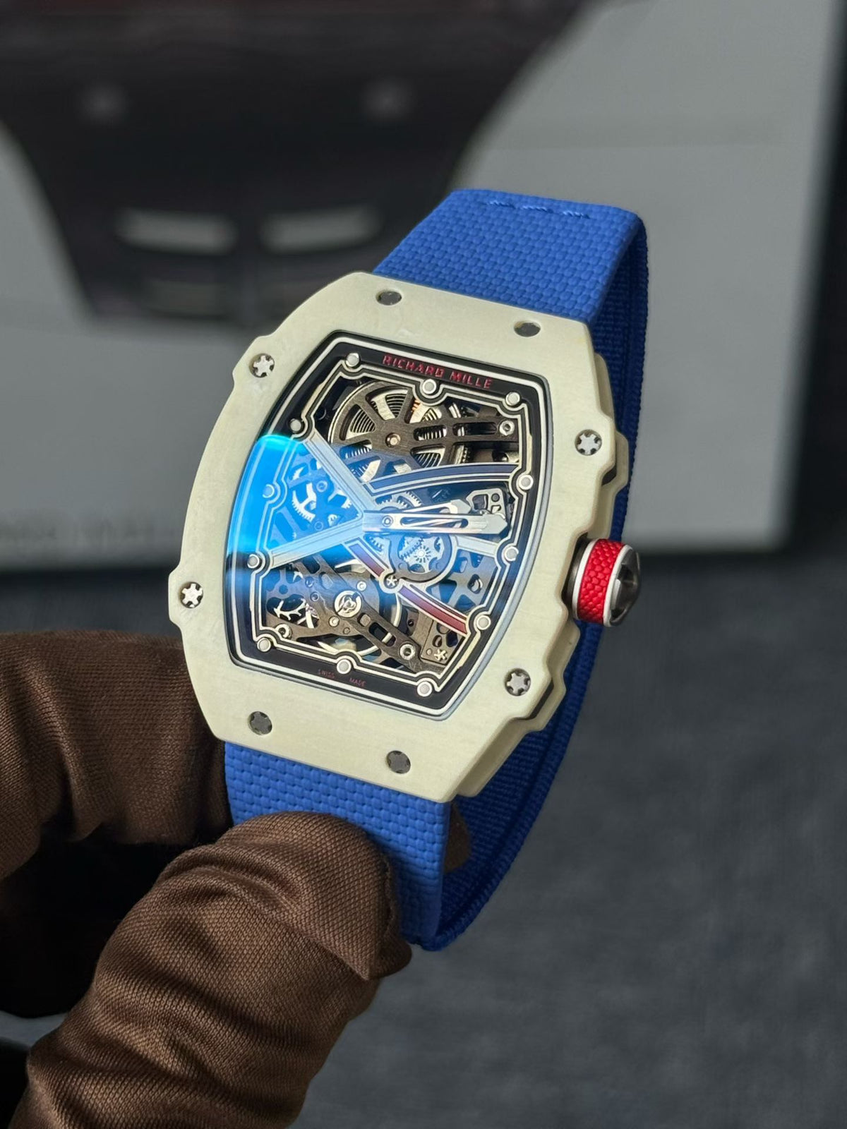 RM67-02 Alexis Pinturault White Quartz TPT France Edition