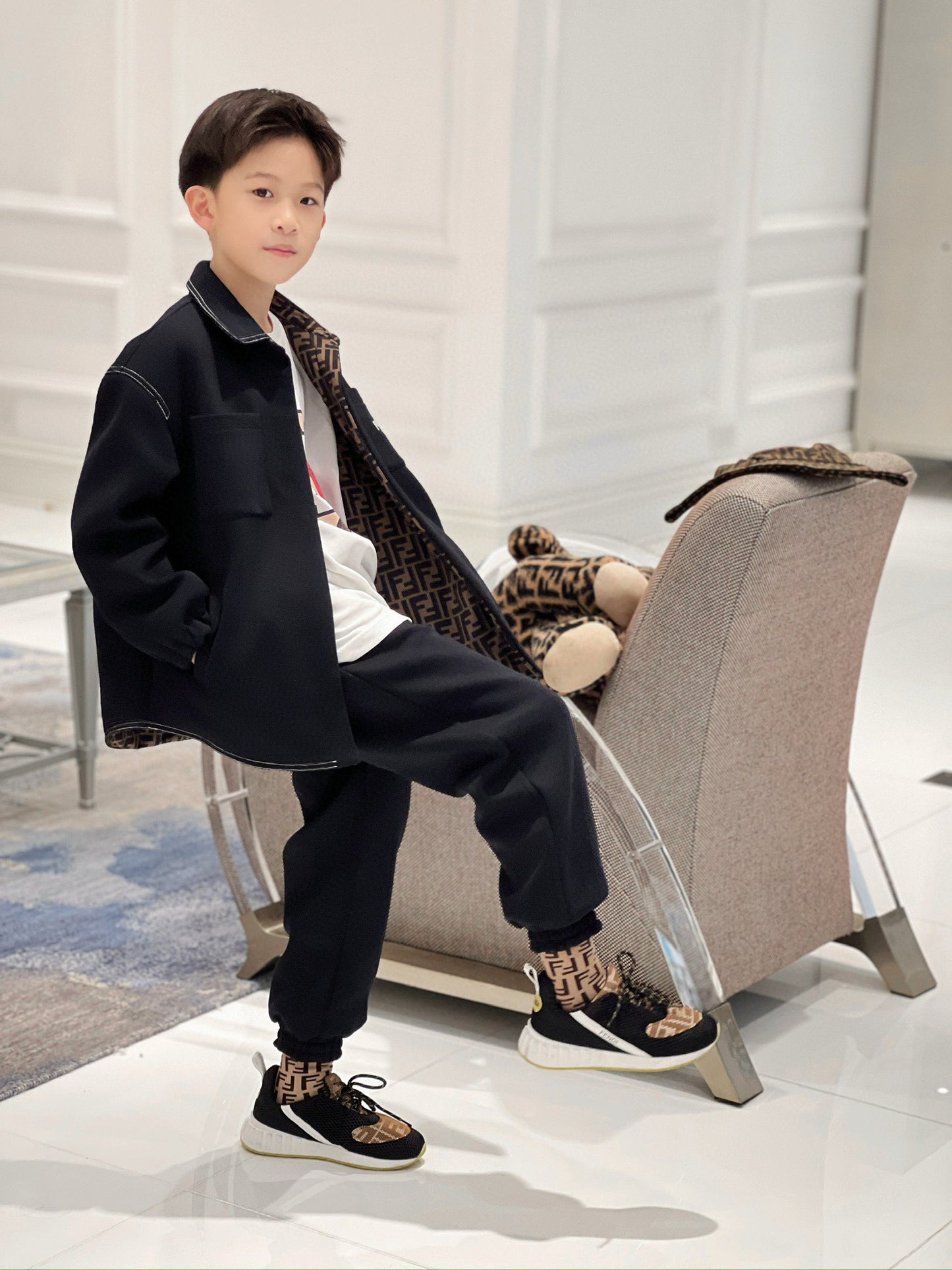 Fendi Jacket/Long Pant Set