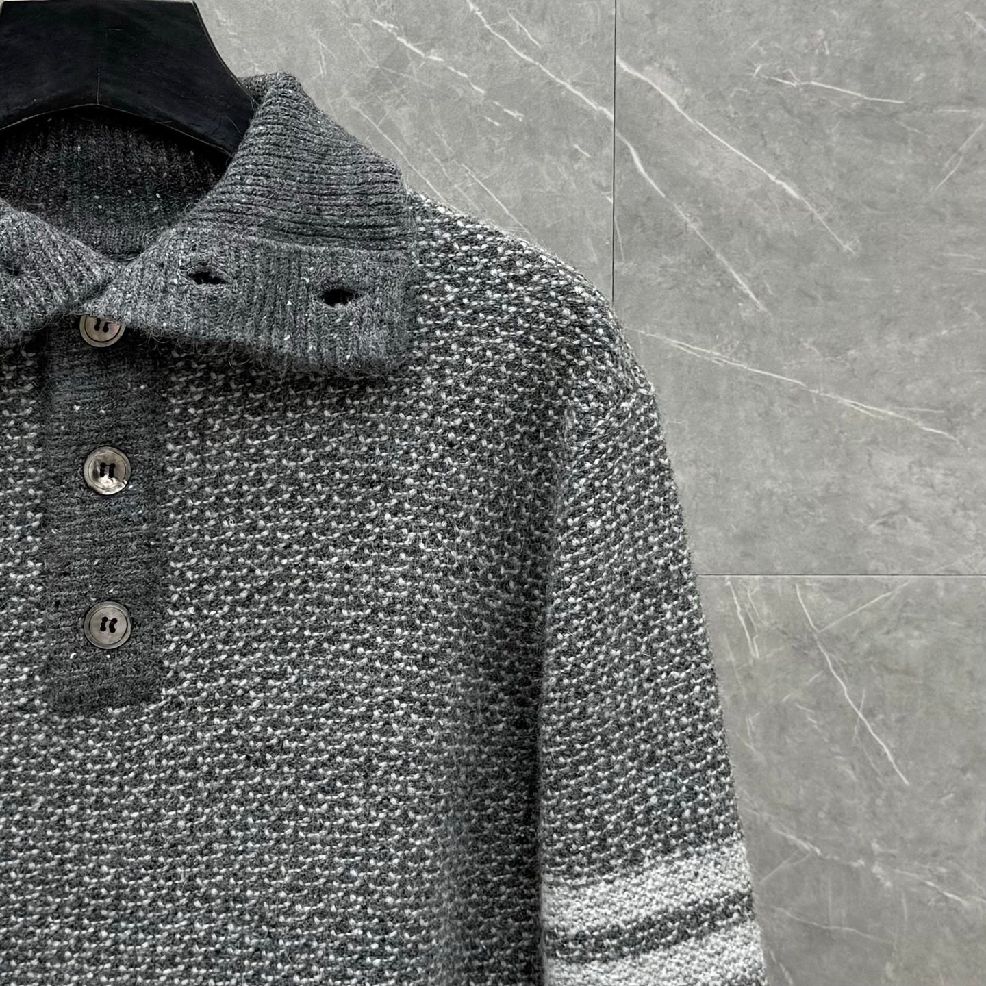 Thom Browne Long Sleeve Polo