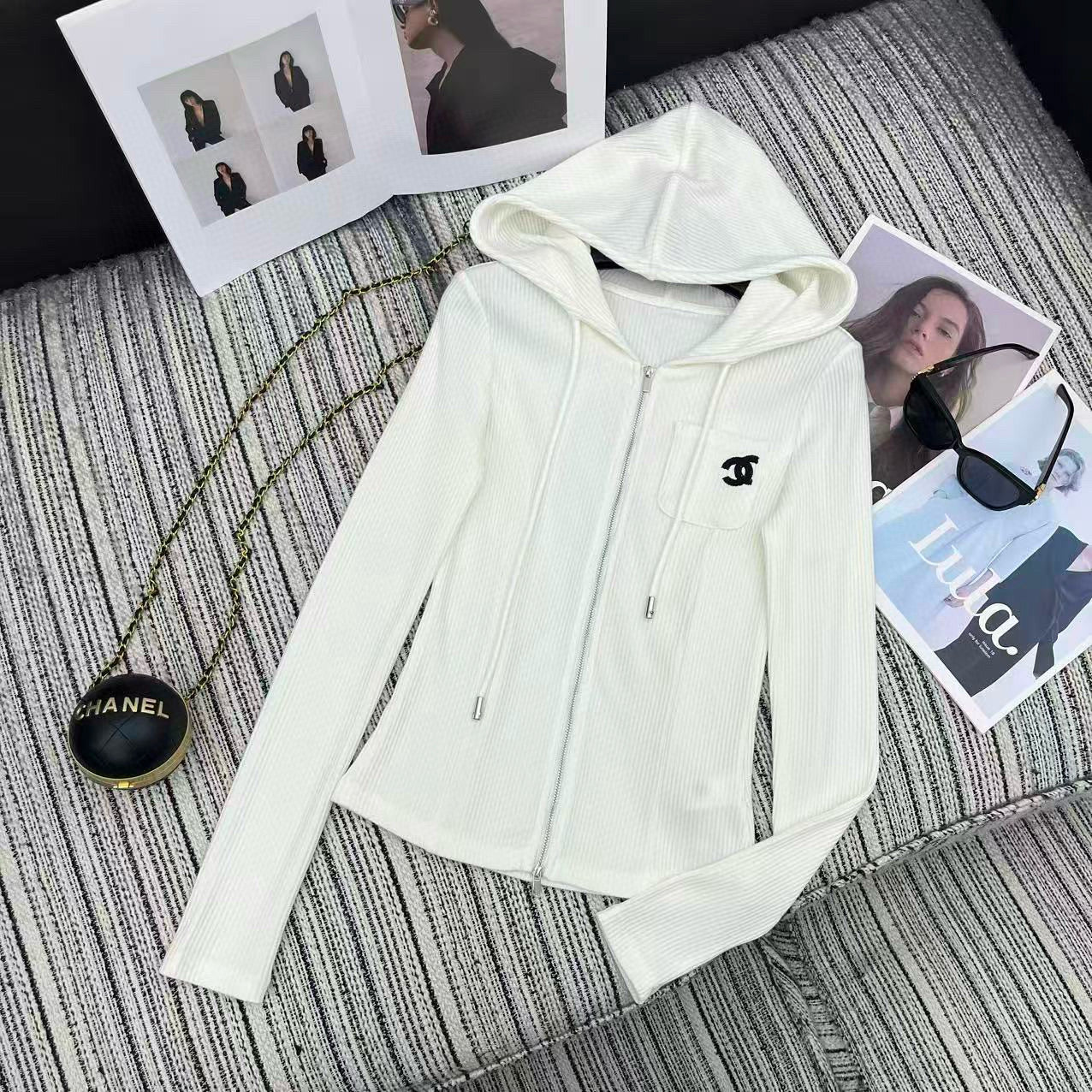 Chanel Hoodie & Jogger Set