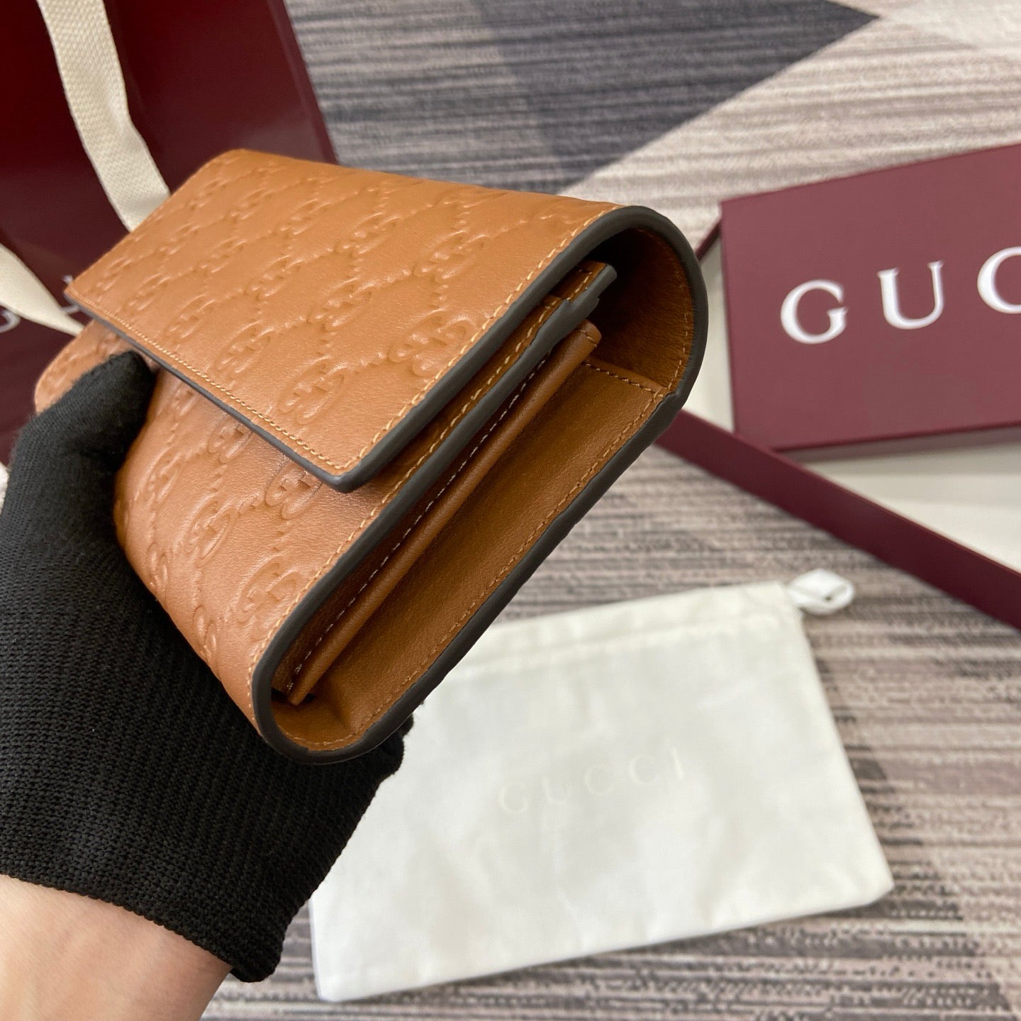 Gucci Long Flap Wallet