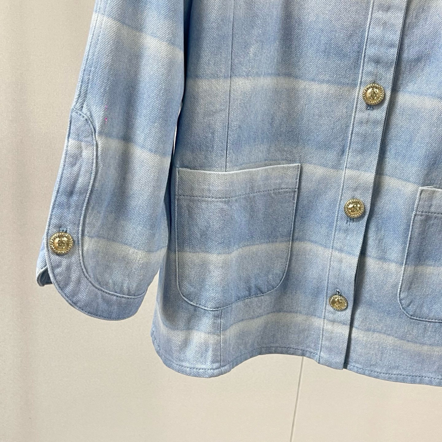 Chanel Denim Jacket With Pants Set