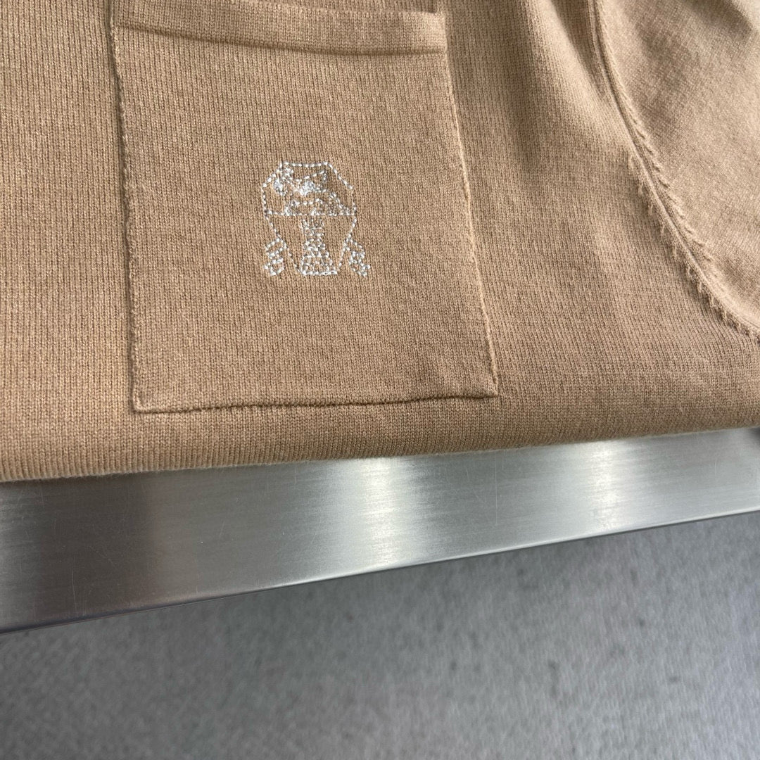 Brunello Cucinelli Long Sleeve Polo