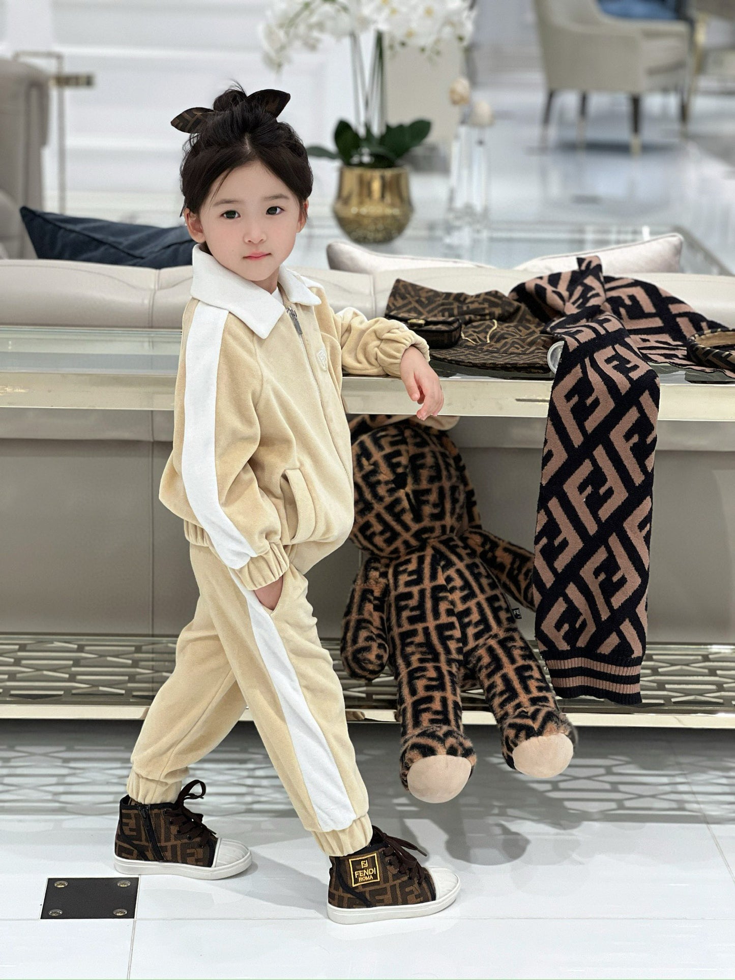 Fendi Jacket/Long Pant Set