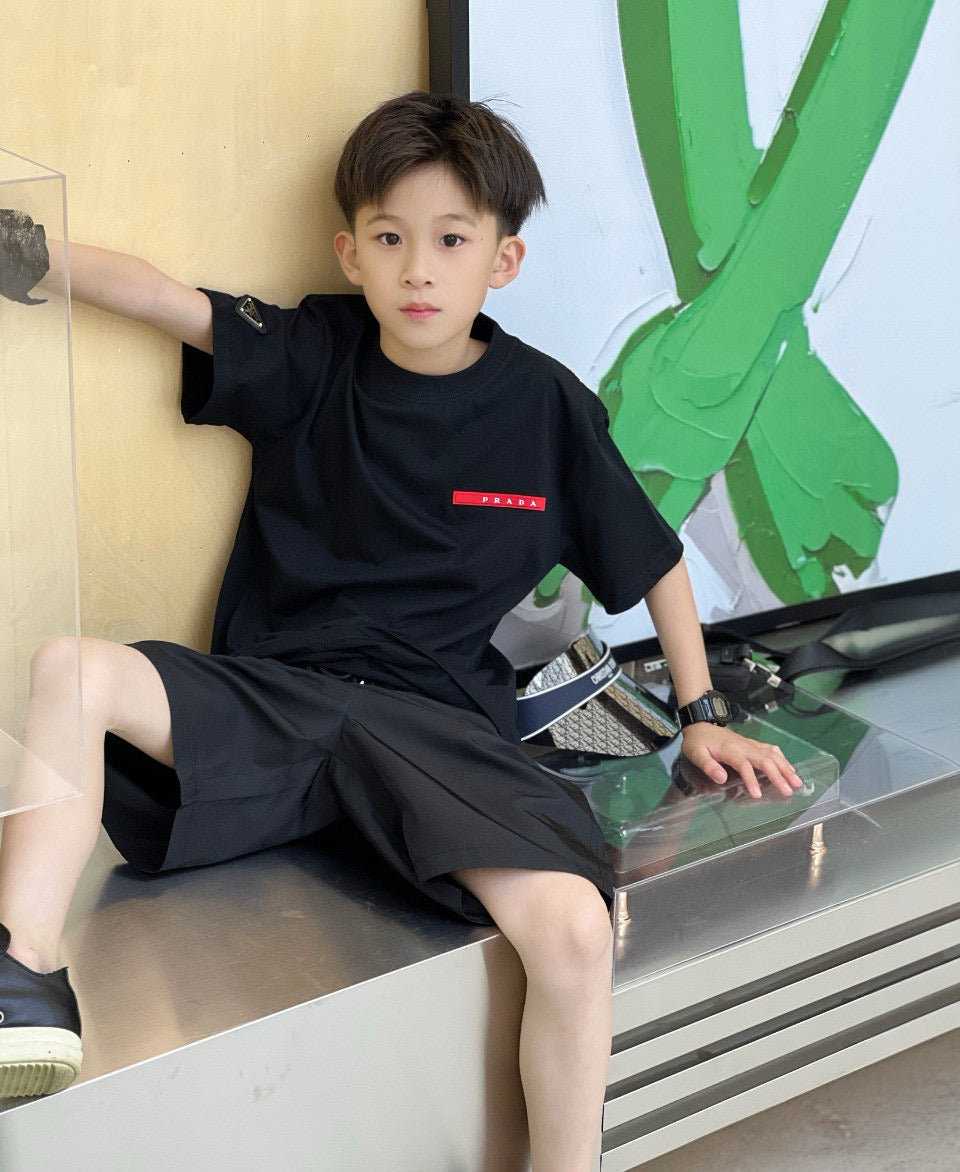 Prada T-Shirt/Short Pant Set