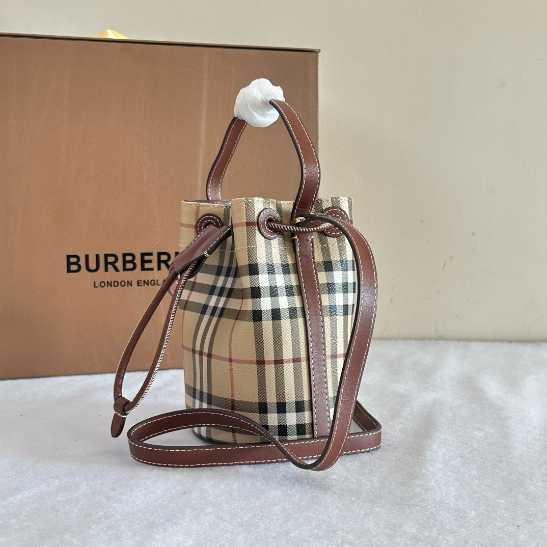 BBR Check Bucket Bag