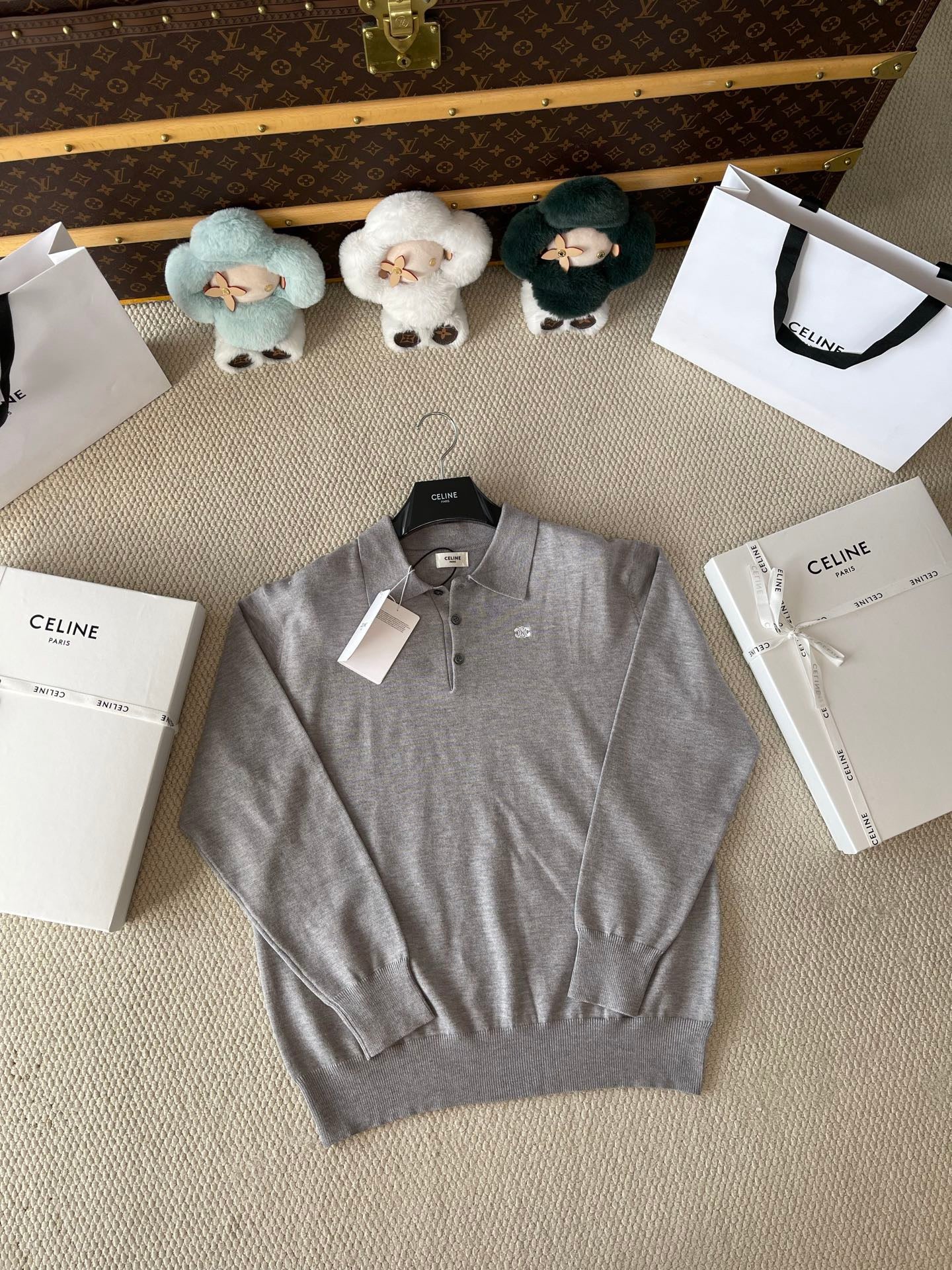 Celine Long Sleeve Polo