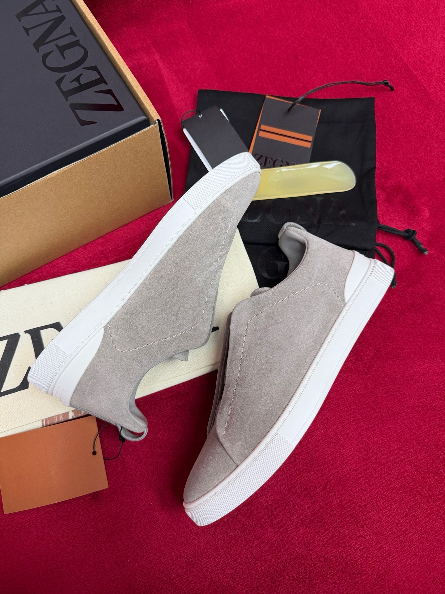 Zegna Suede Sneakers