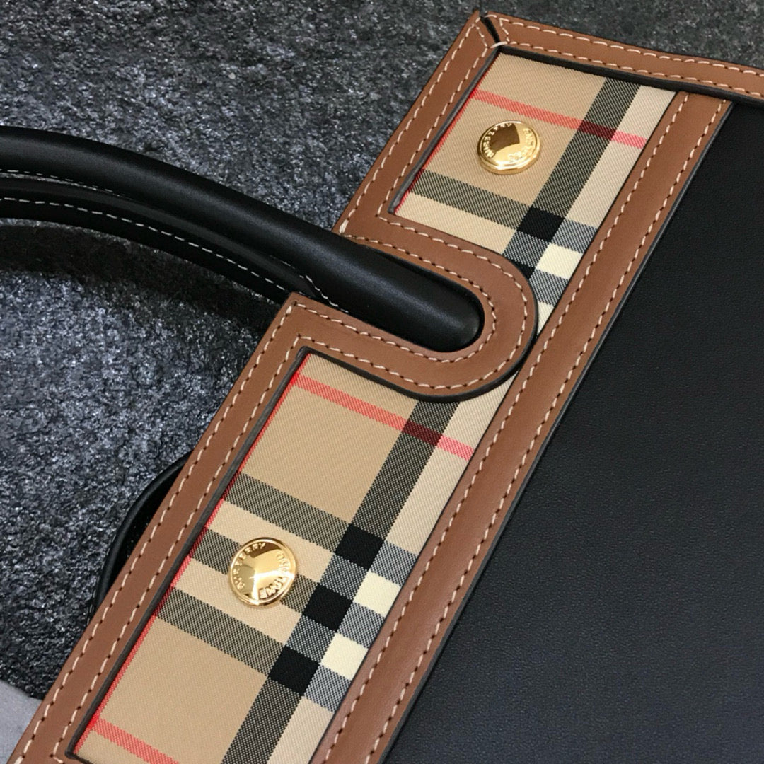Burberry Vintage Two Handle Title Bag(32CM*15CM*25CM)