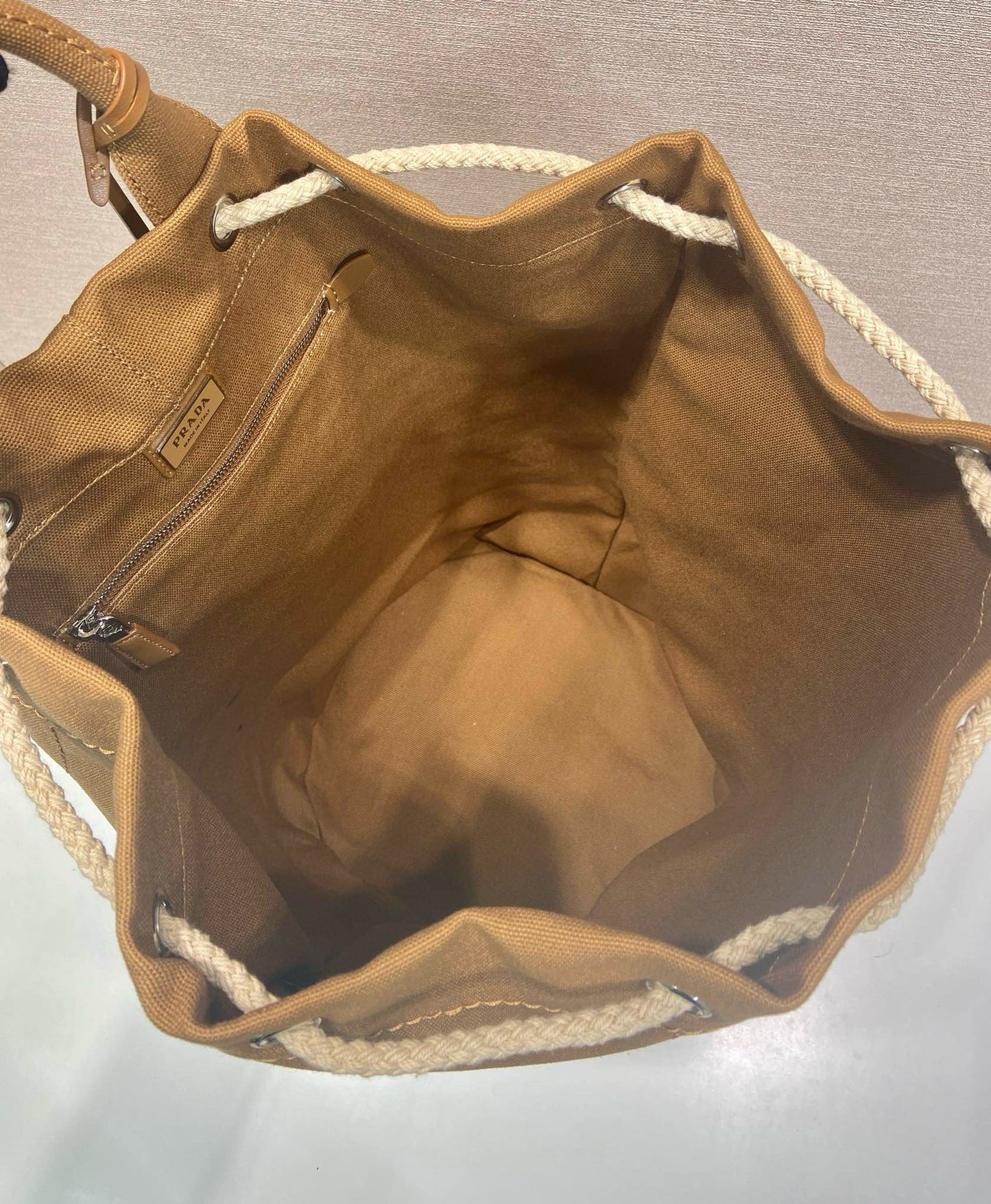 Prada Drawstring Travel Bag