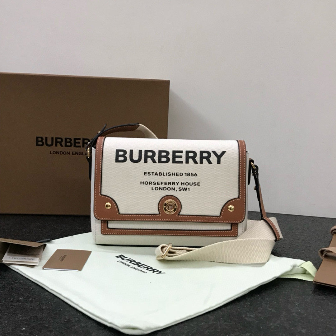 BBR Horseferry Print Canvas Note Bag