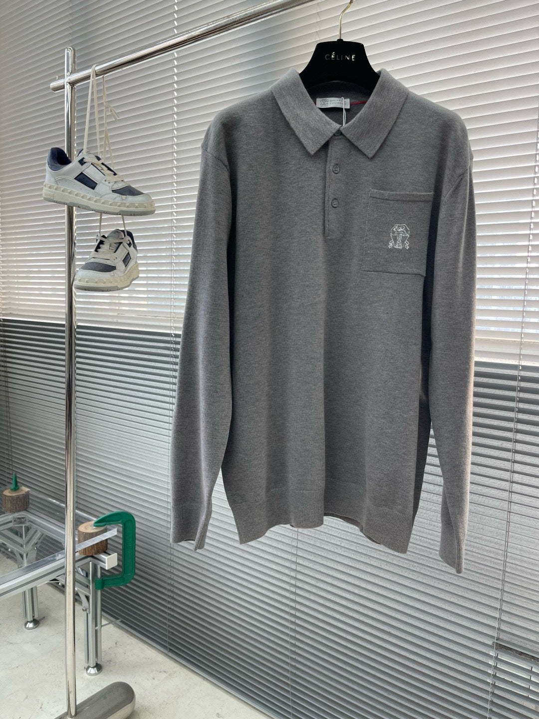 Brunello Cucinelli Long Sleeve Polo