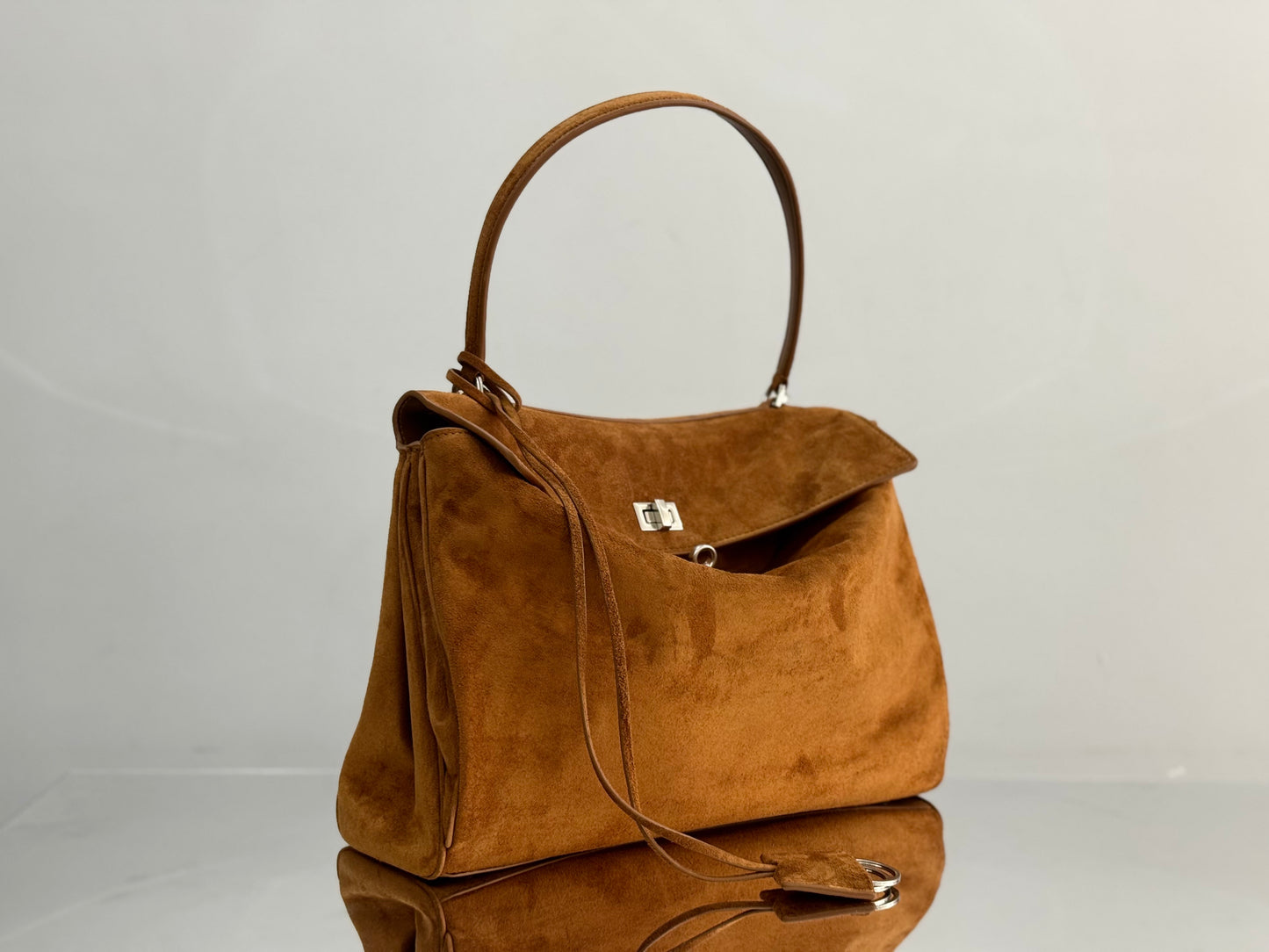 BLCG Rodeo Medium Suede Handbag(35x23x11cm)