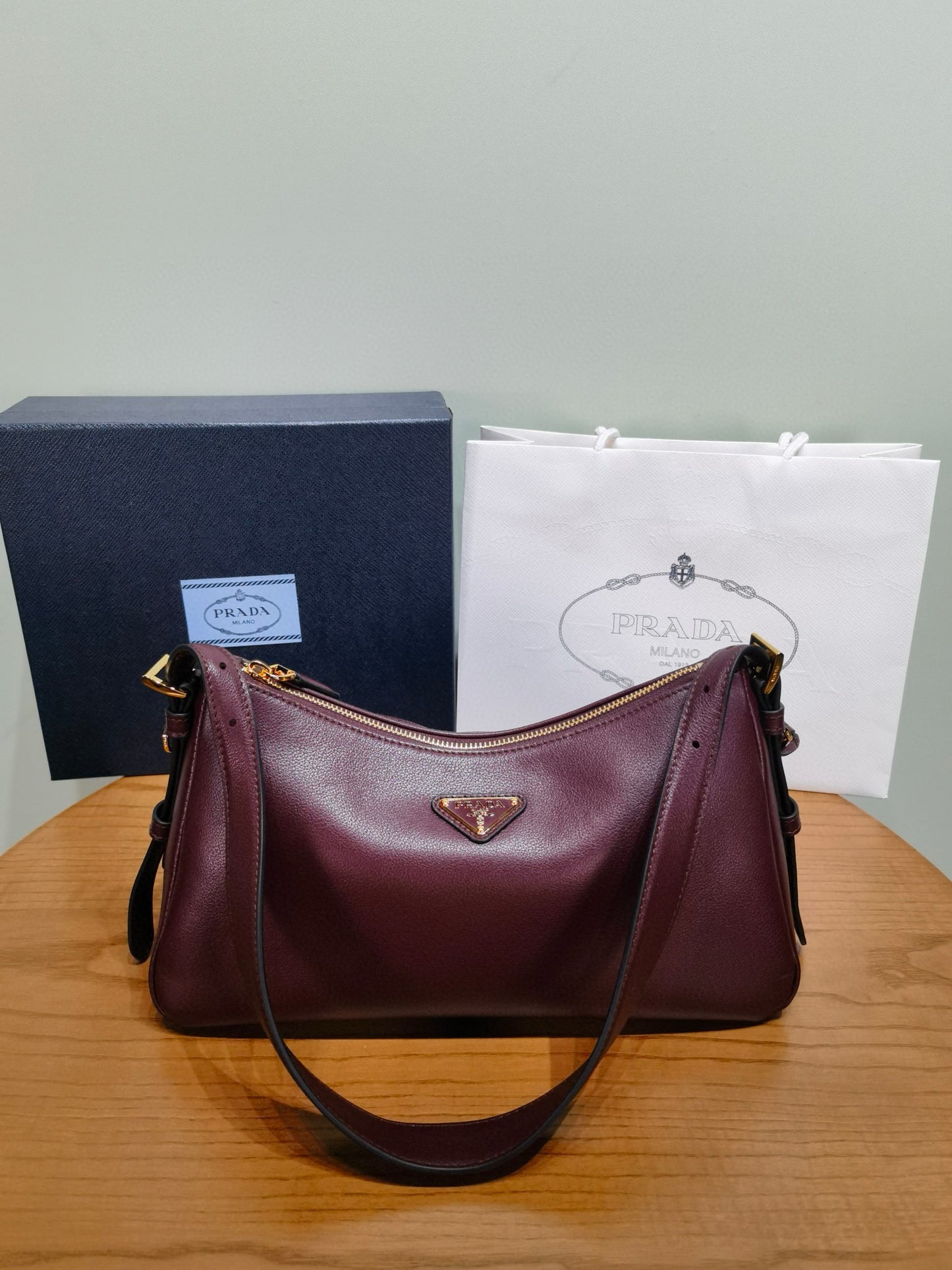 Prada Aimee Handbag 31x18x10cm