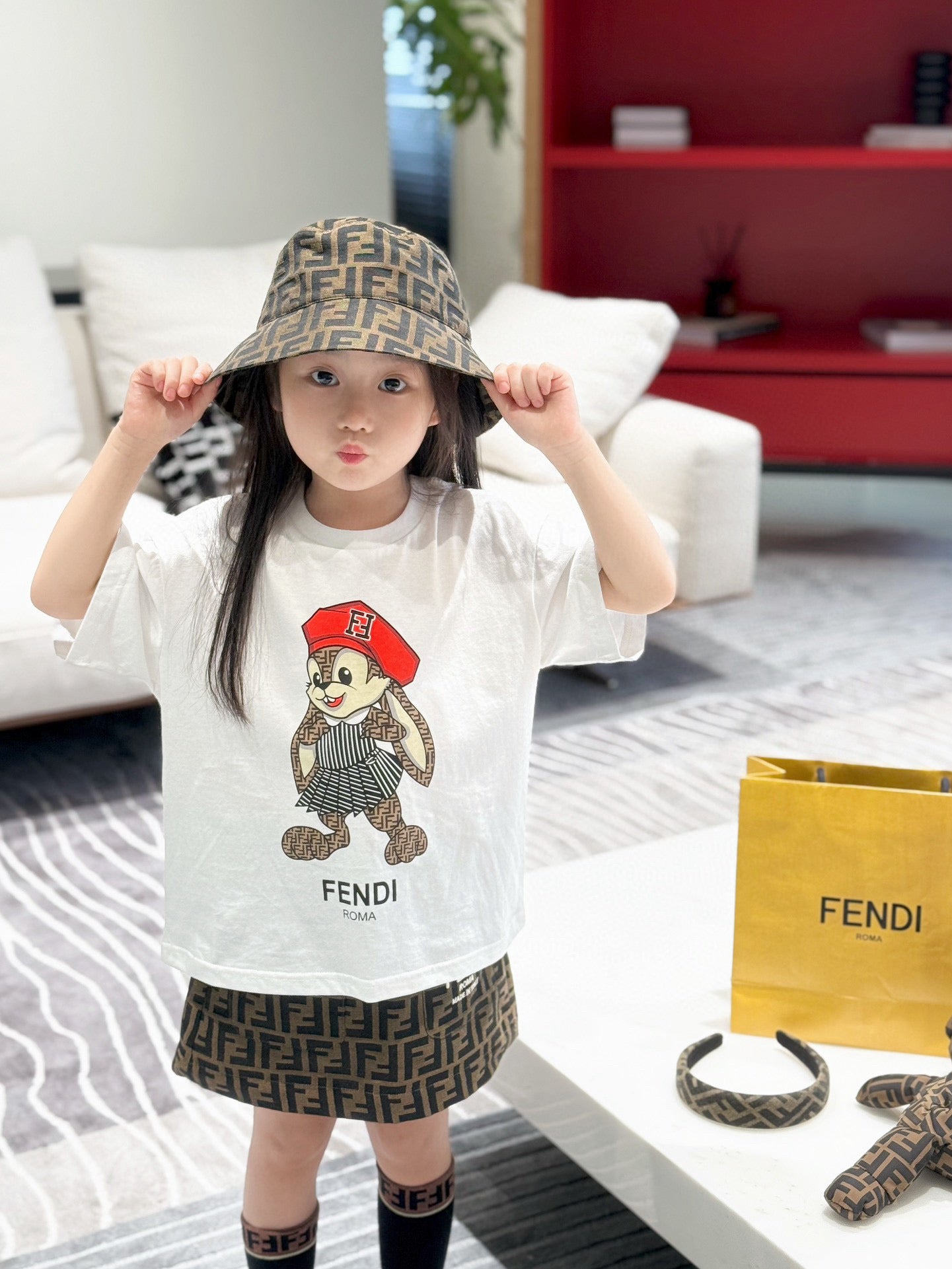 Fendi Shirt/Skirt Set