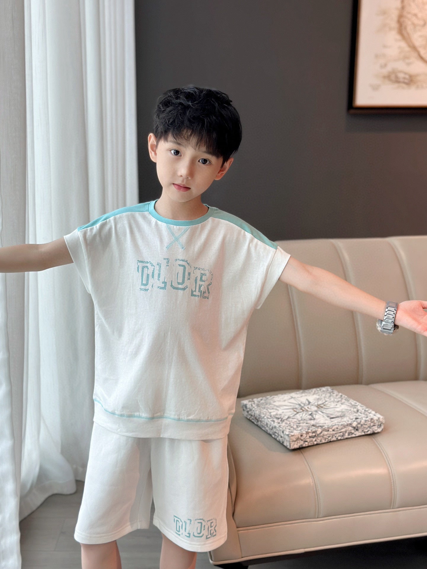 Dior T-shirt/Short Pant Set