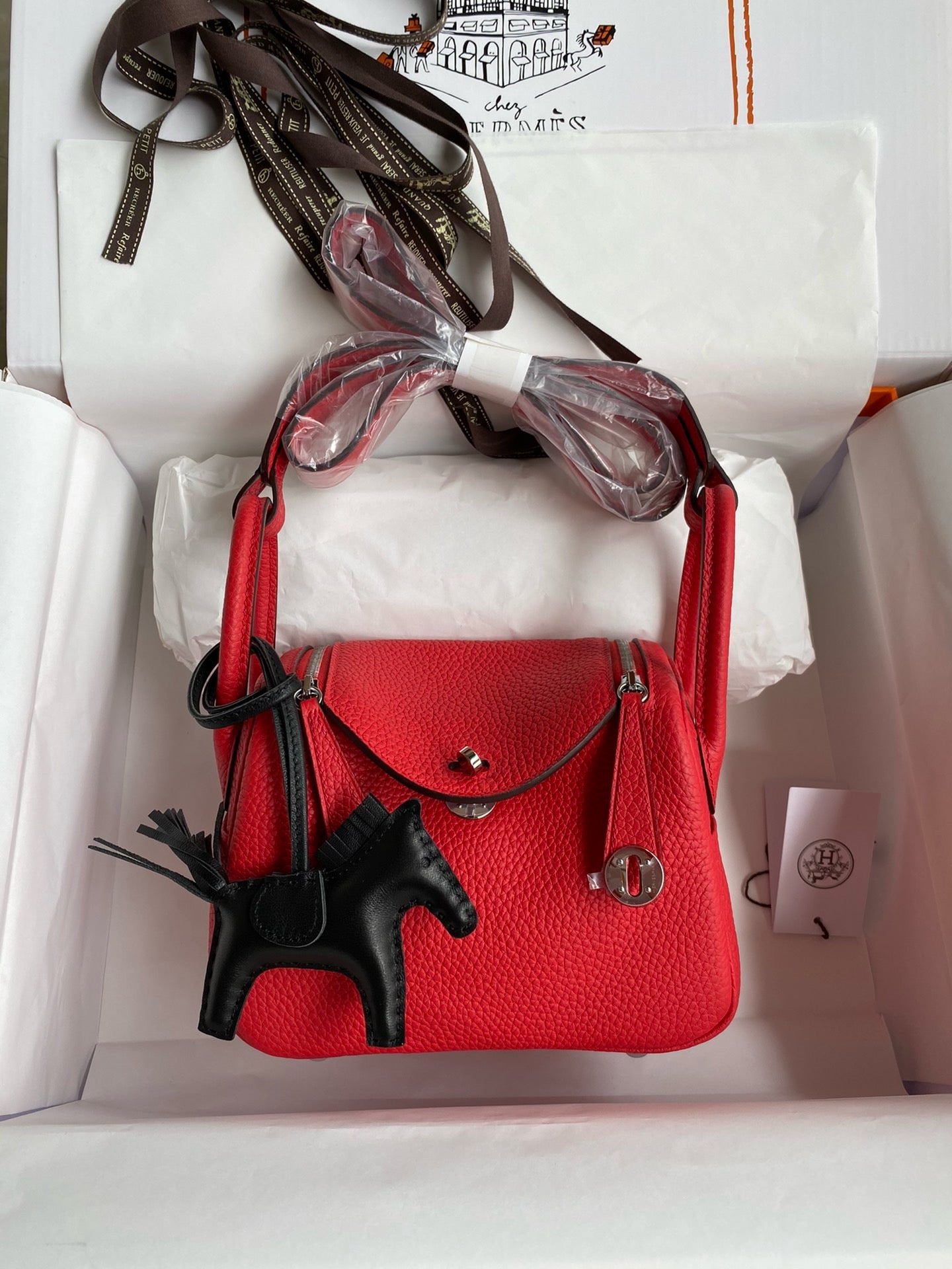 Hermes Mini Lindy, 19cm, Q5, TC Skin