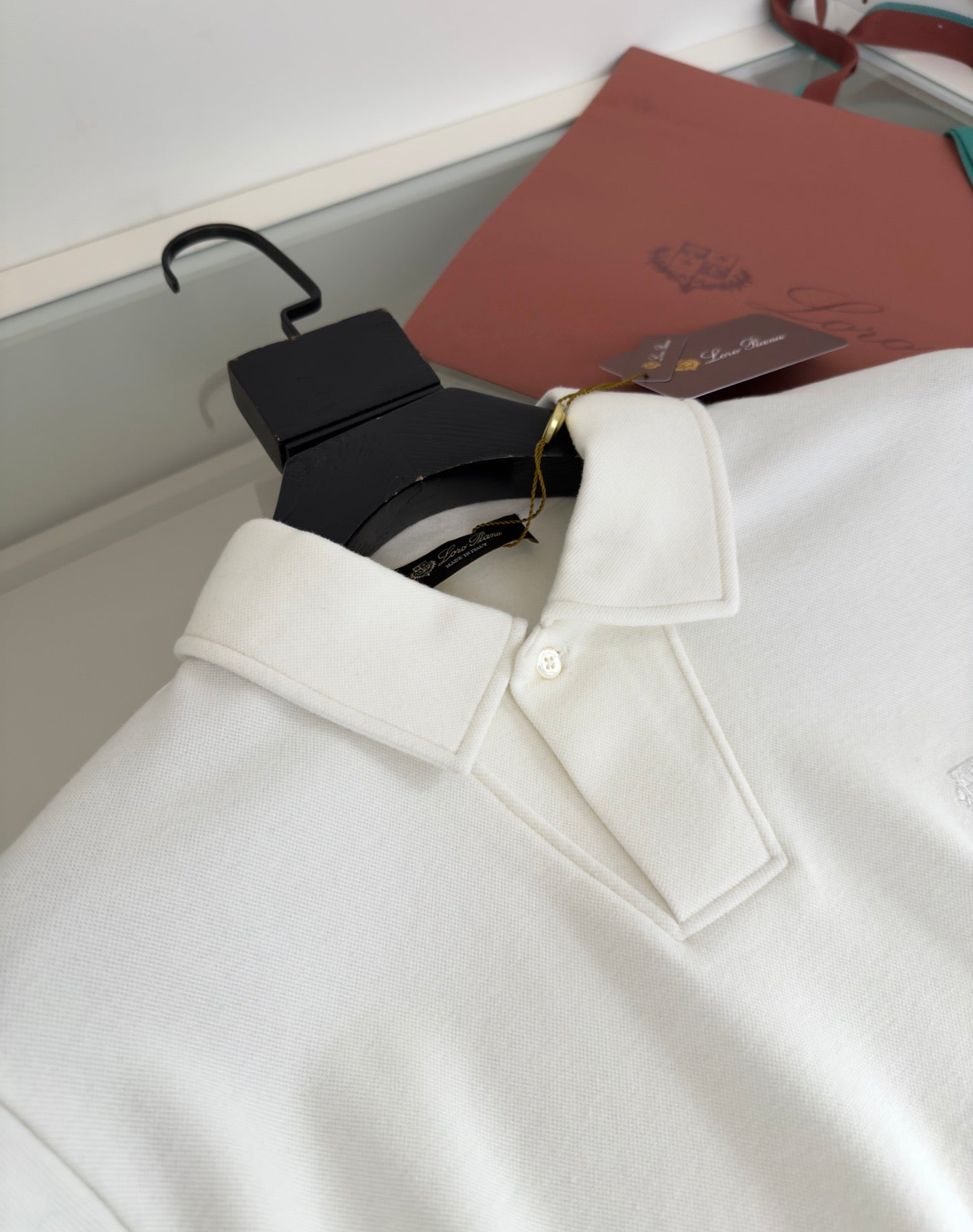 Loro Piana Long Sleeve Polo