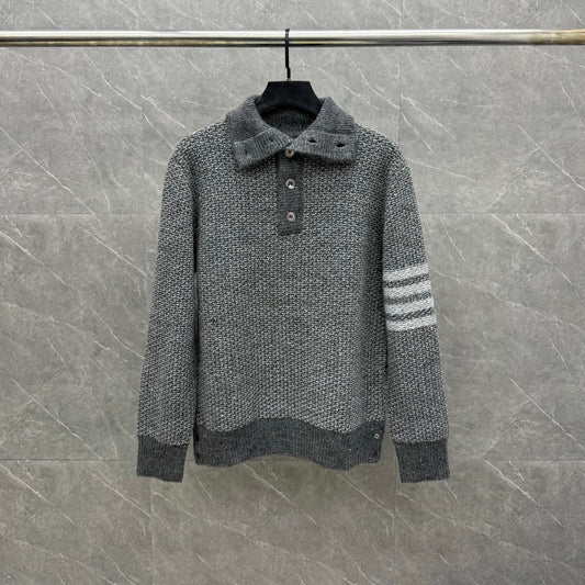 Thom Browne Long Sleeve Polo