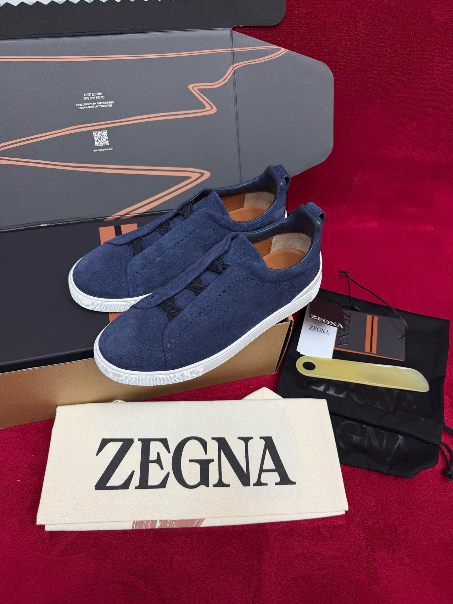 Zegna Suede Sneakers