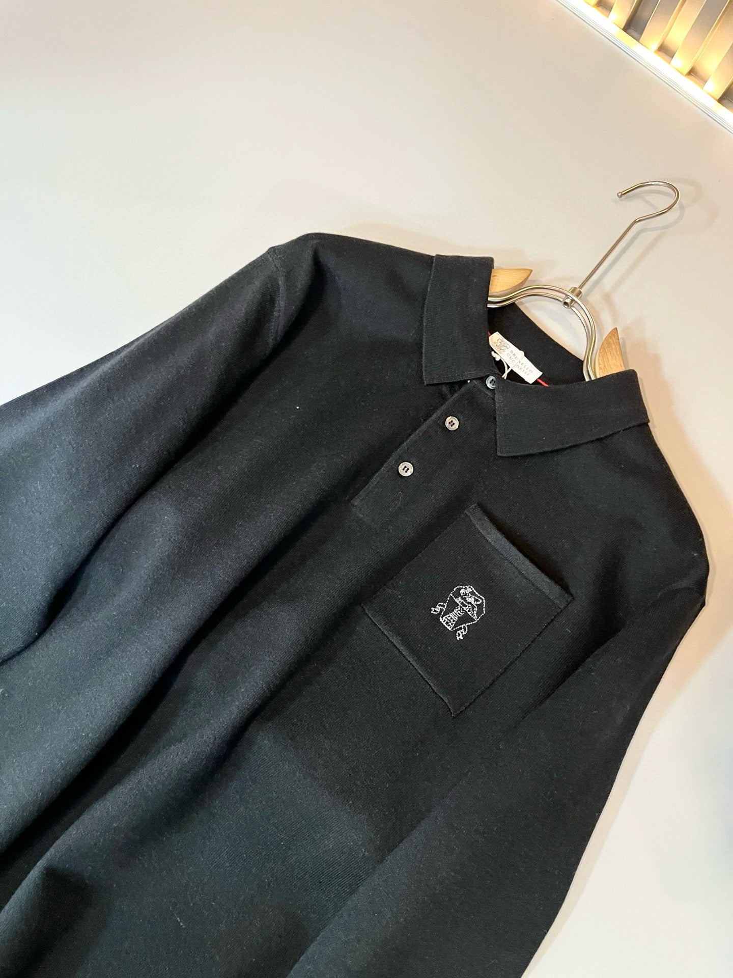 Brunello Cucinelli Long Sleeve Polo