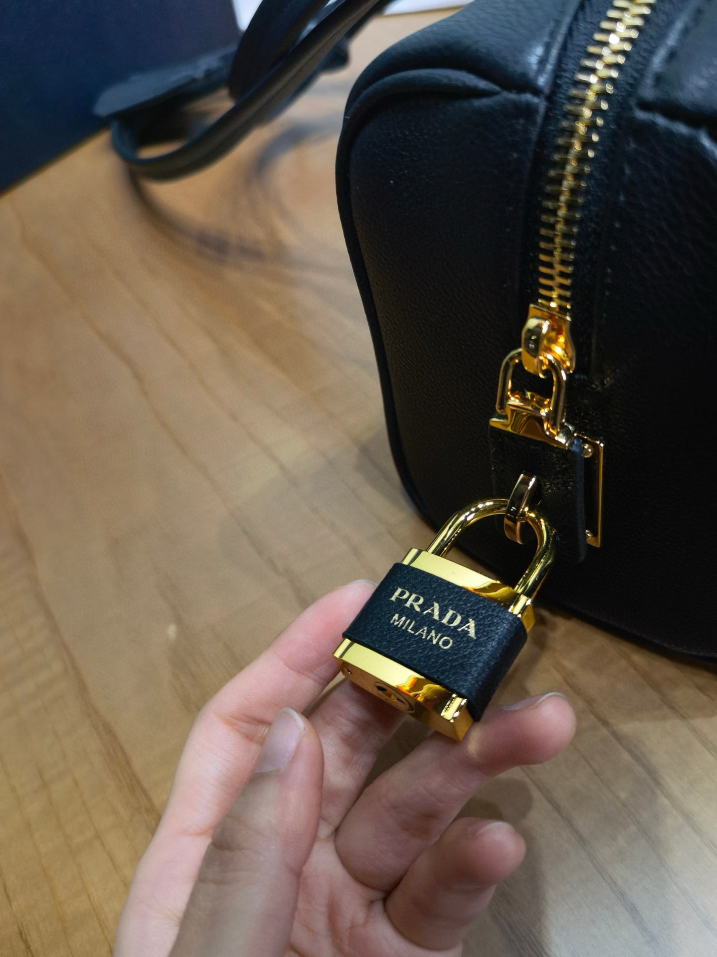 Prada Lock Shoulder Bag