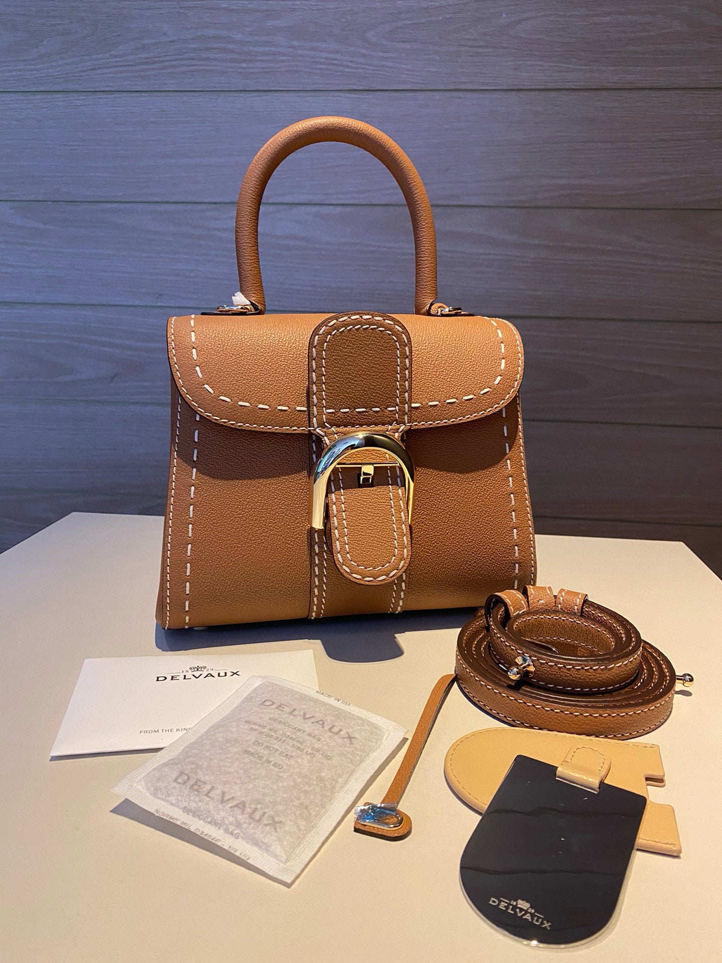 Delvaux Brillant Mini Surpique Handbag