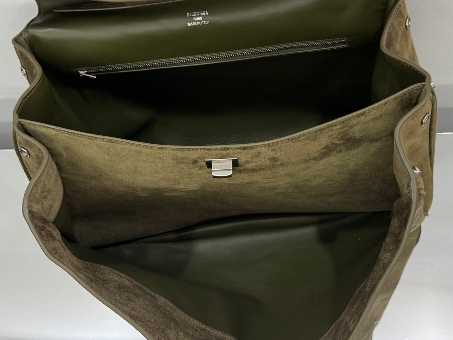 BLCG Rodeo Medium Suede Handbag 40x30x13cm