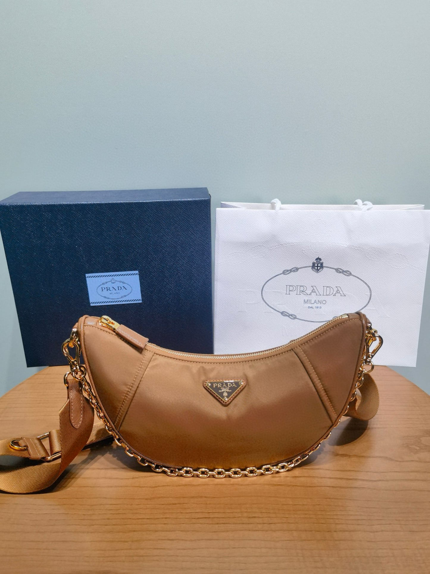 Prada Half Moon Bag