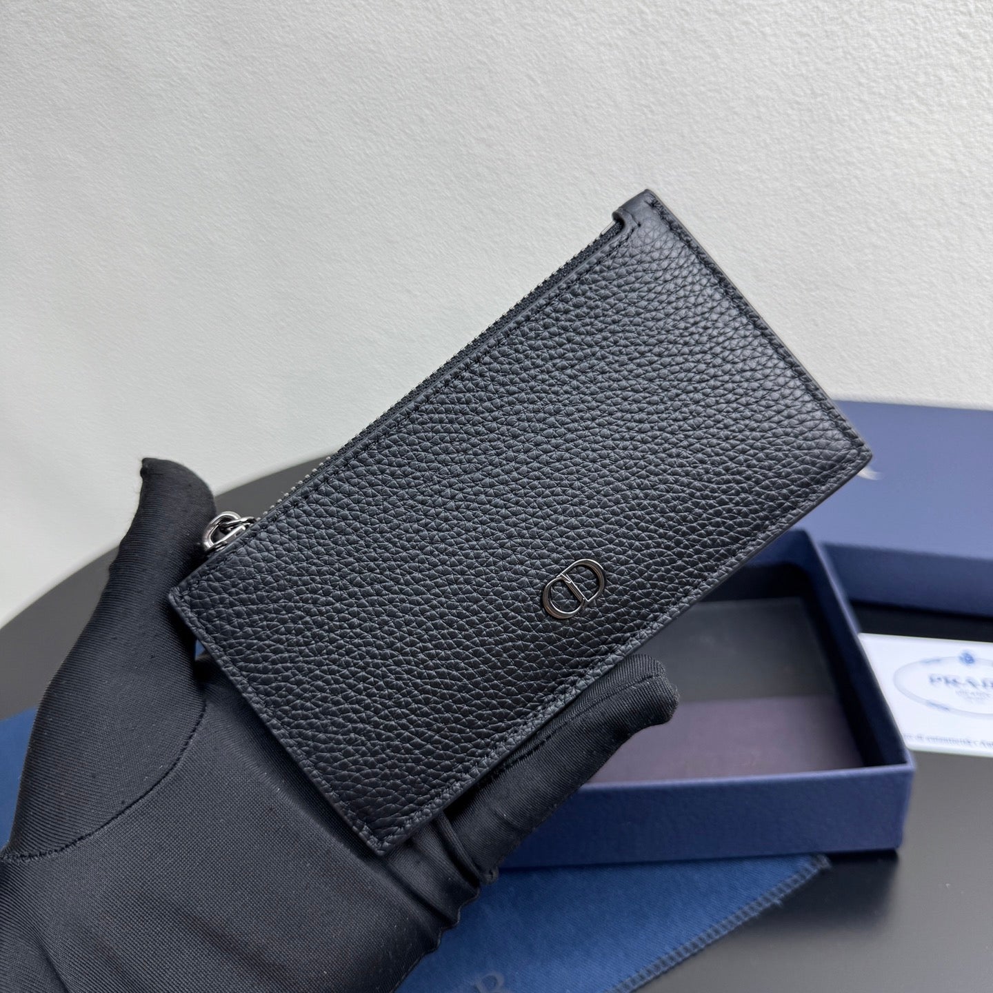 Dior Zipped Card Holder