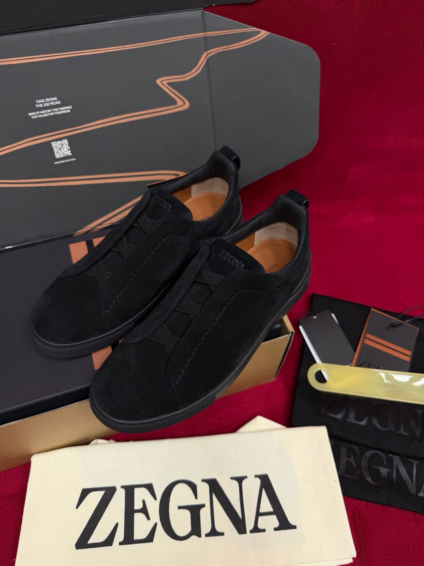 Zegna Suede Sneakers