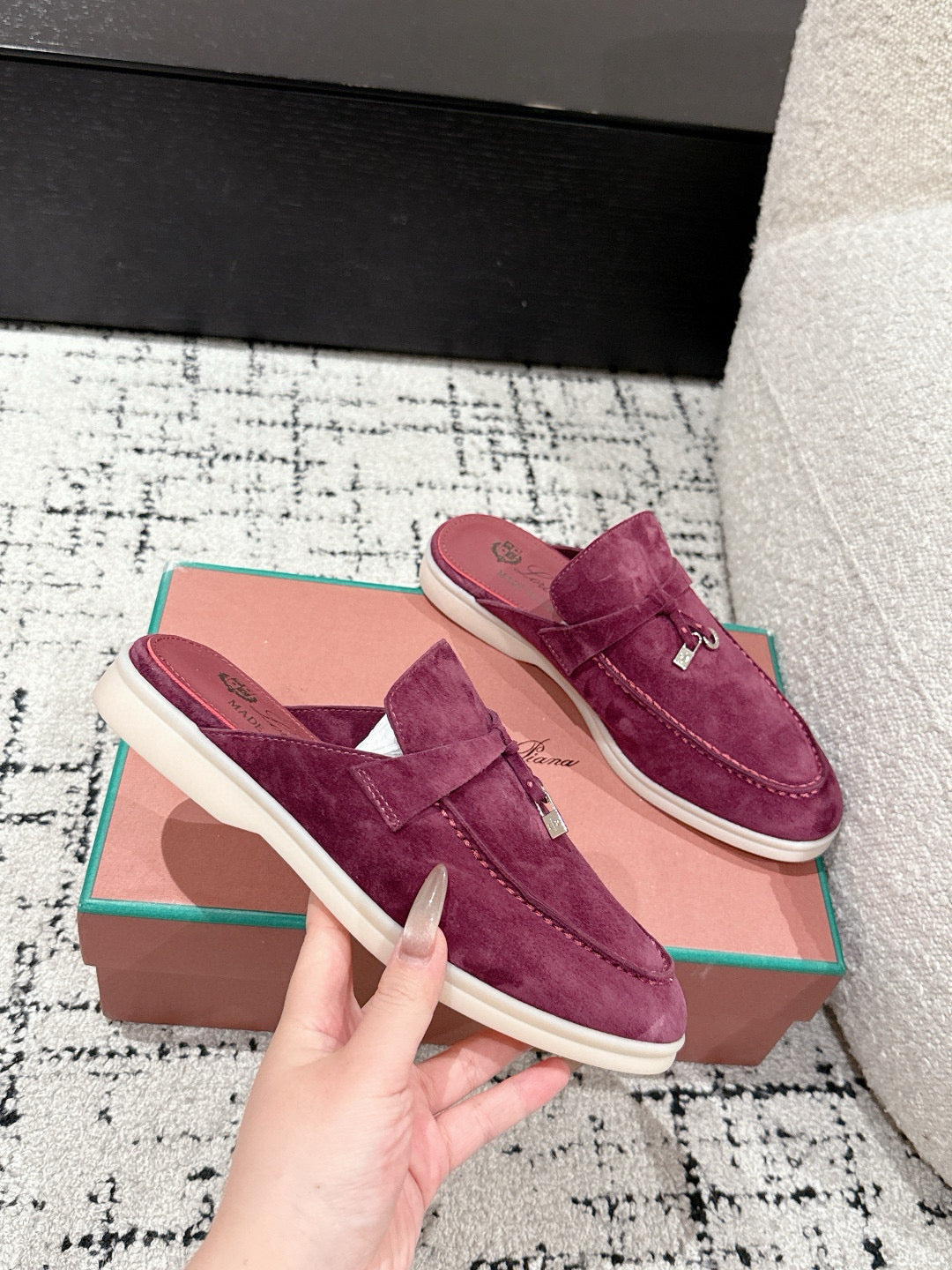 Loro Piana Sabot Loafers