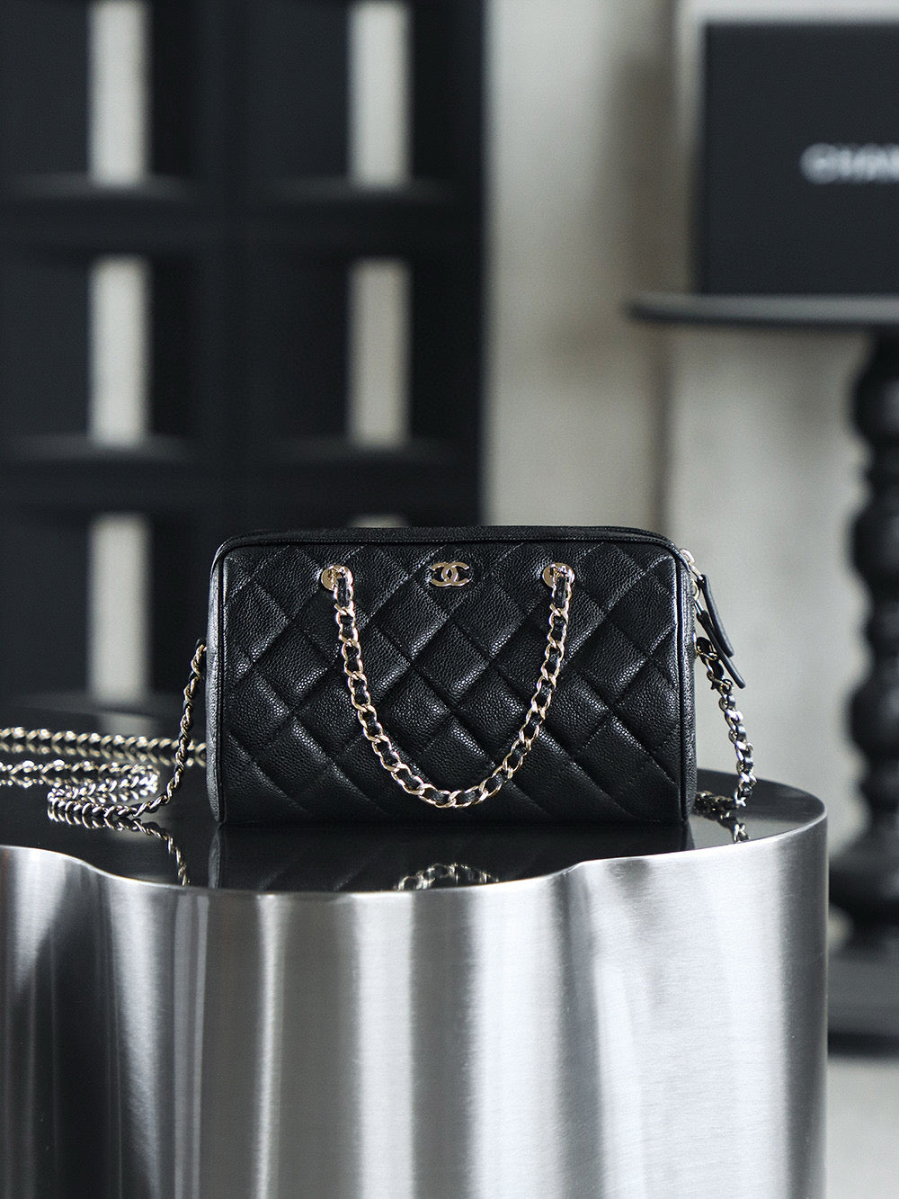 Chanel 25P Mini Bowling Bag