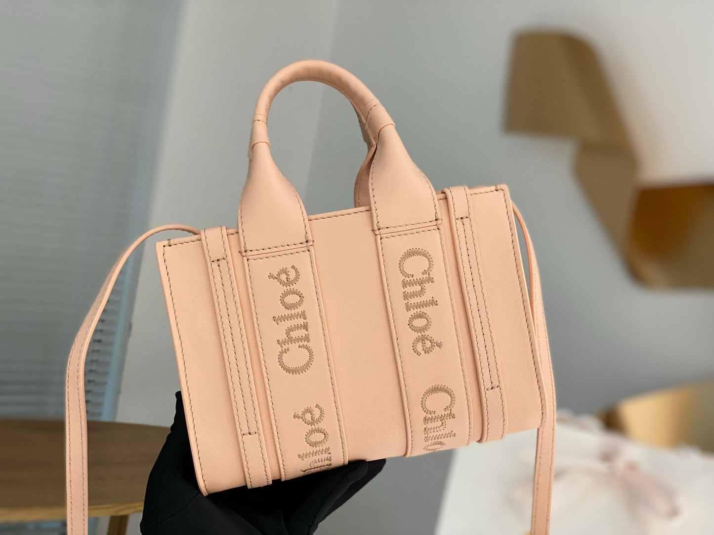 Chloe Woody Tote Bag
