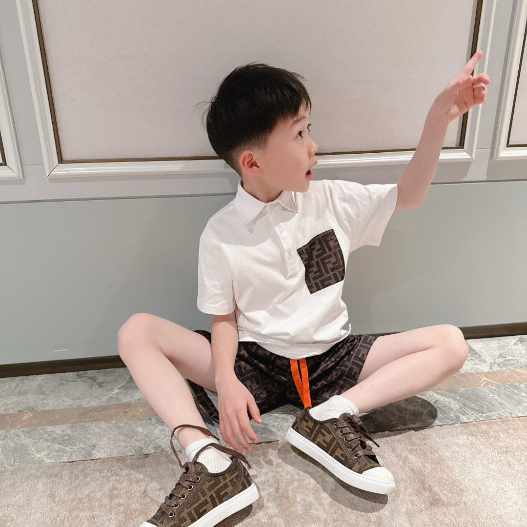 Fendi Polo/Short Pant Set