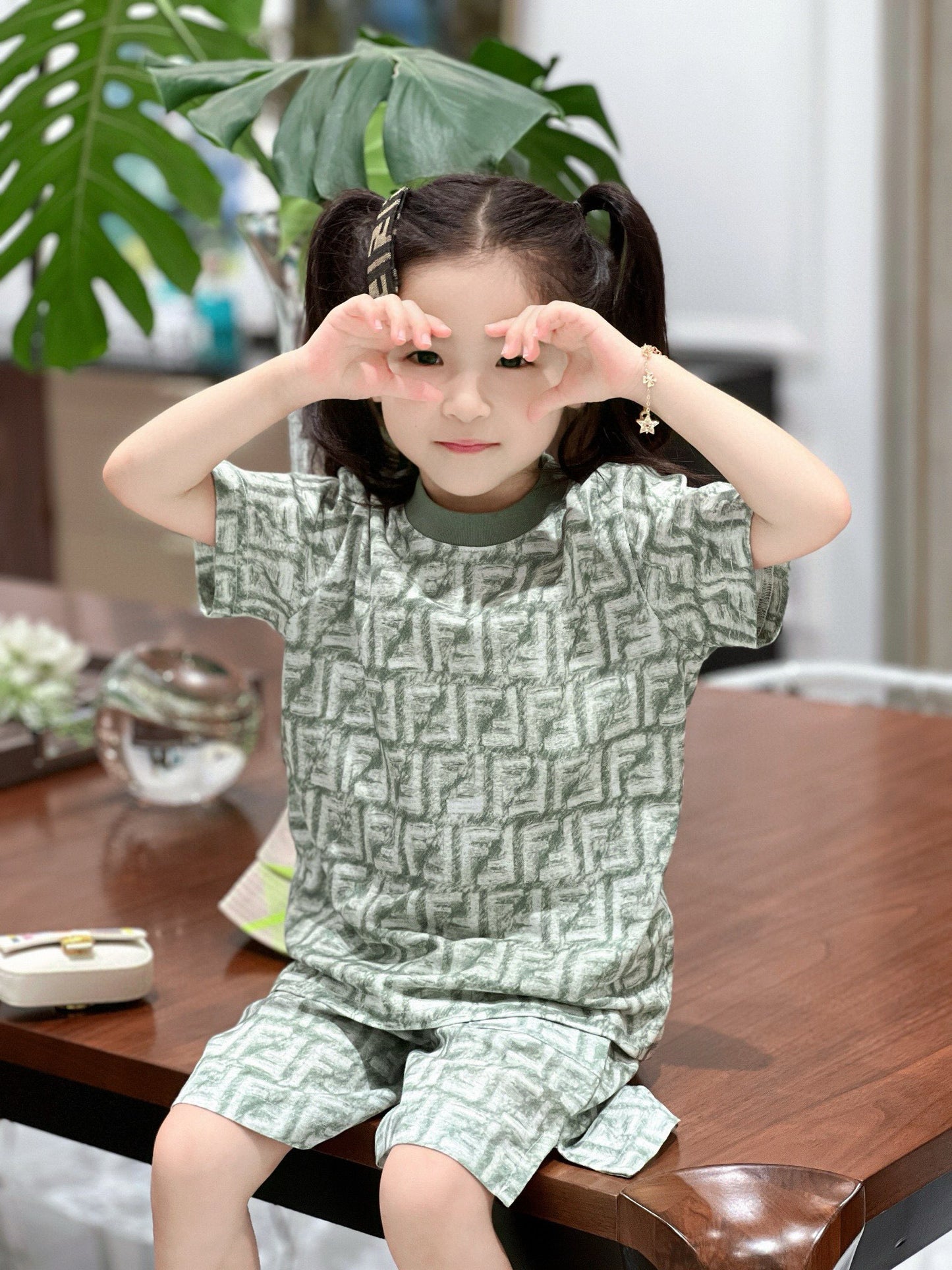 Fendi T-Shirt/Short Pant Set