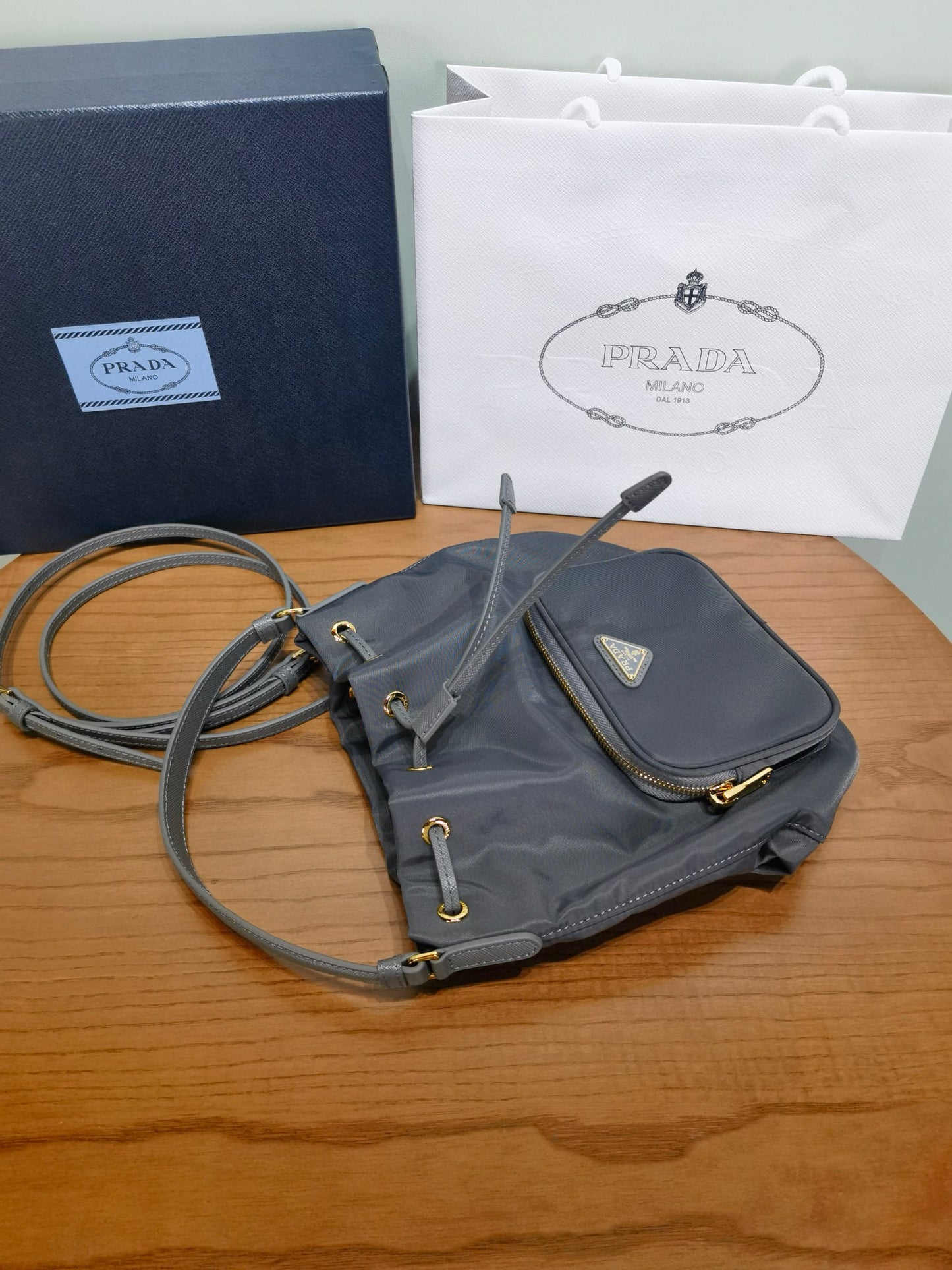 Prada Bucket Shoulder Bag