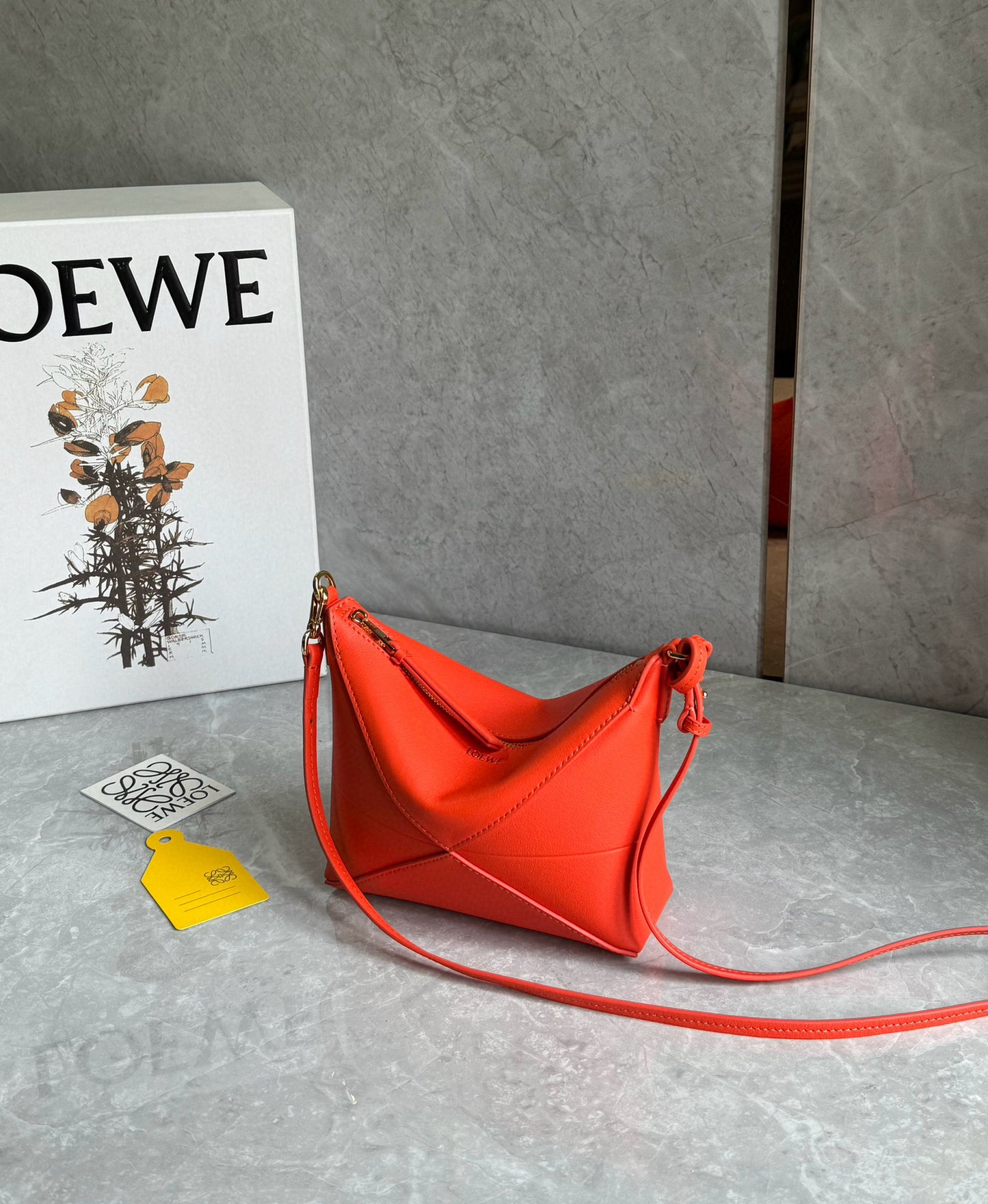 Loewe Puzzle Fold Pouch Mahjong Bag(23x6.5x15.5cm)