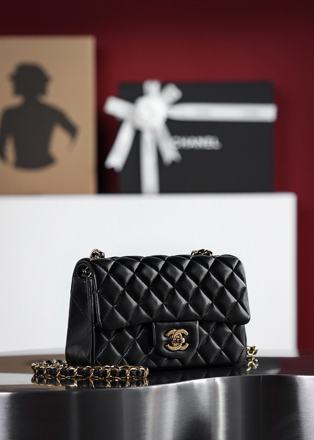 Chanel CF Mini Bag (12x20x6cm)