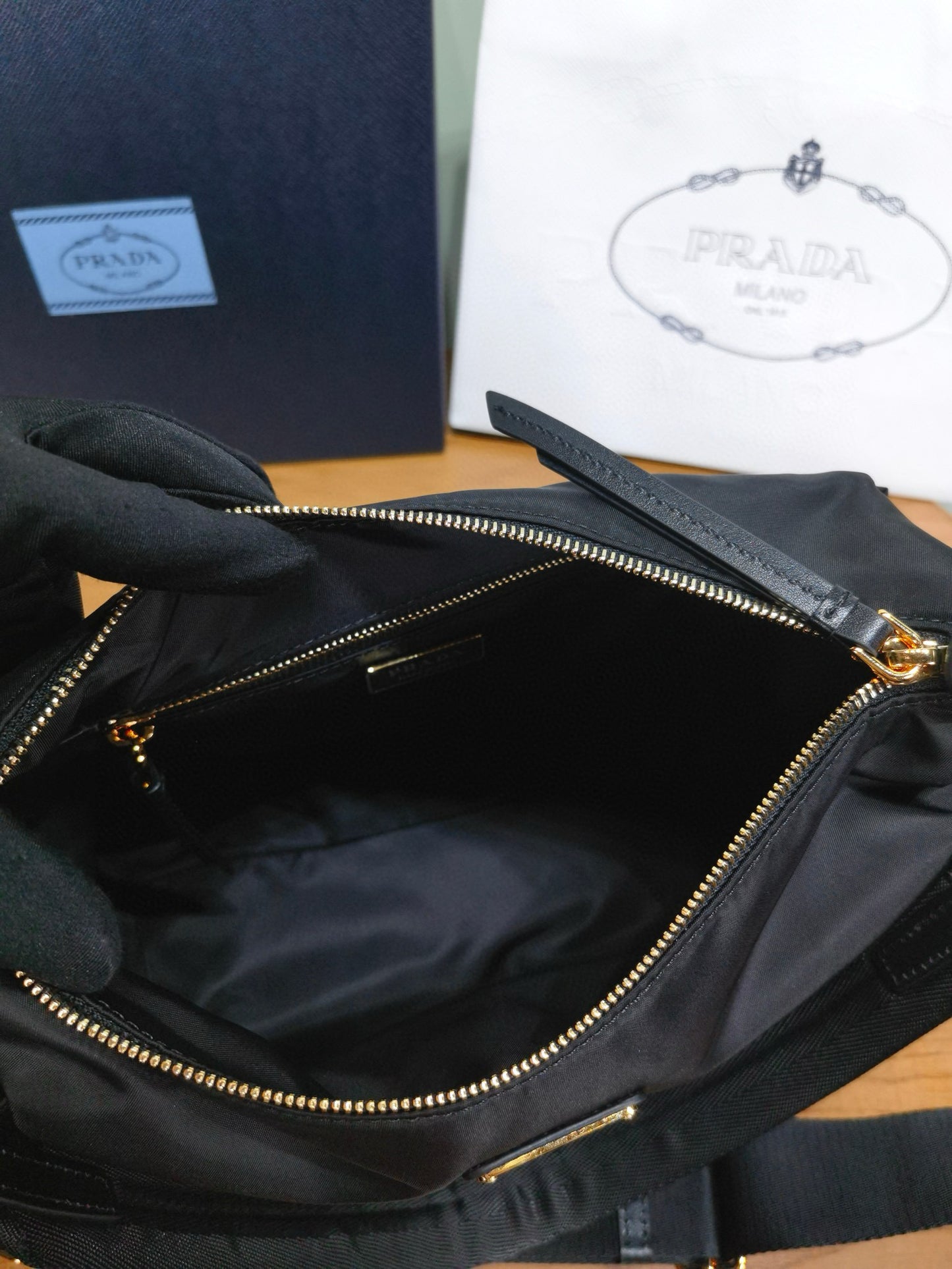 PD Re-Nylon Aimee Shoulder Bag